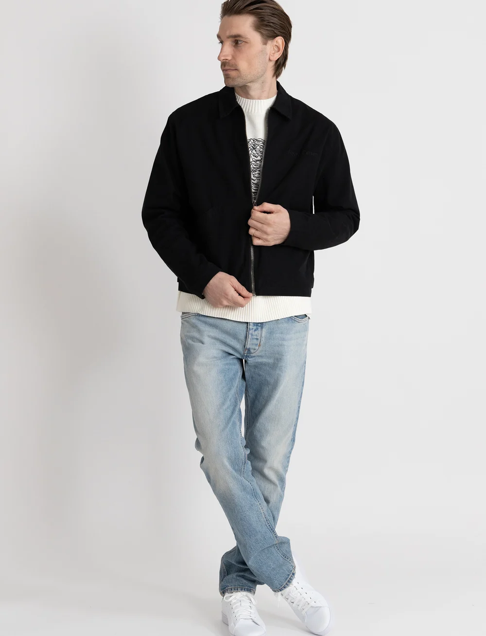 NEUW - LOU STRAIGHT TONE - tavalised teksad - blue - 0