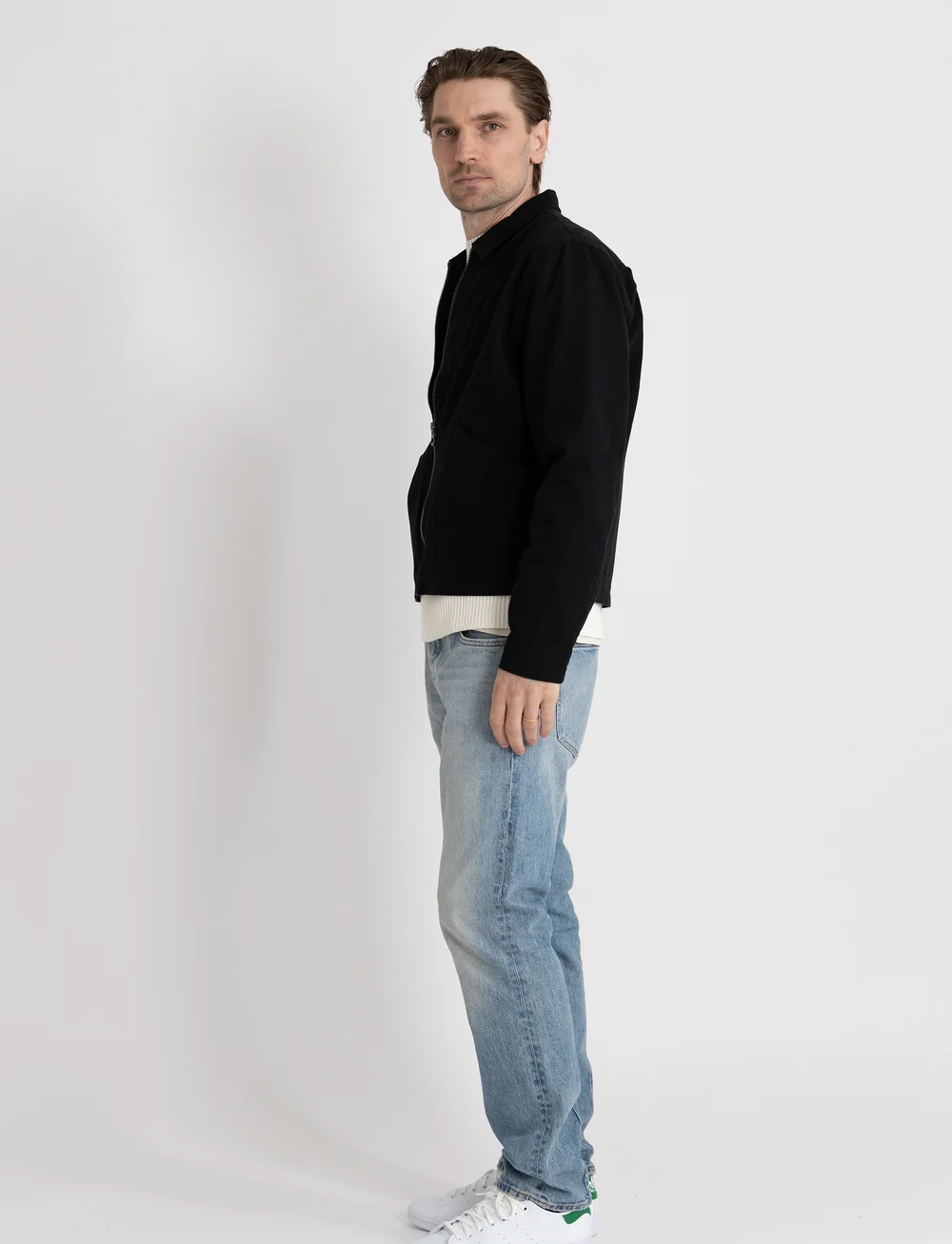 NEUW - LOU STRAIGHT TONE - tavalised teksad - blue - 3