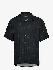 NEUW - NEW ORDER VINYL SHIRT - kortärmade skjortor - black - 0