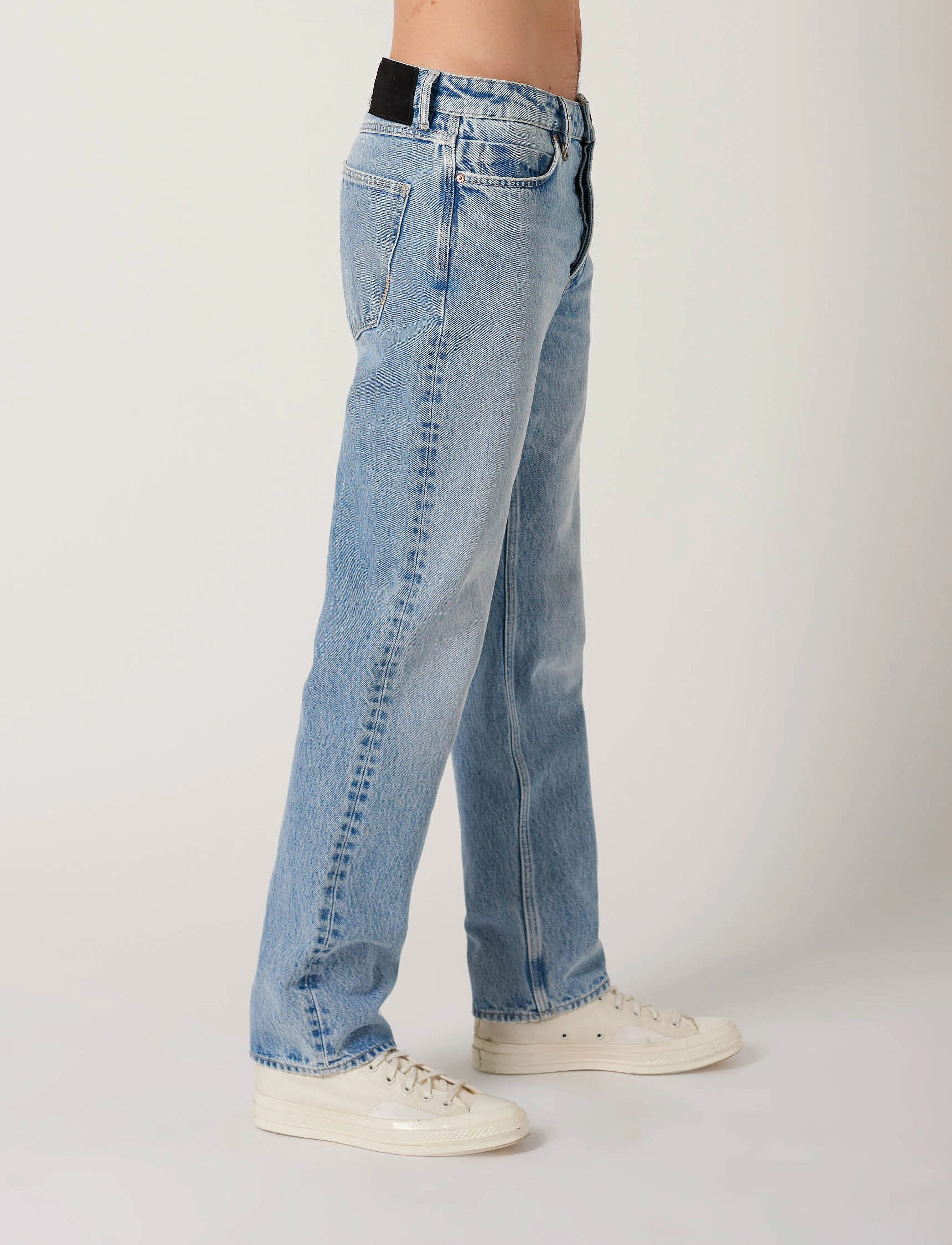 NEUW - LIAM LOOSE CONCRETE - trousers & jeans - organic light blue - 3