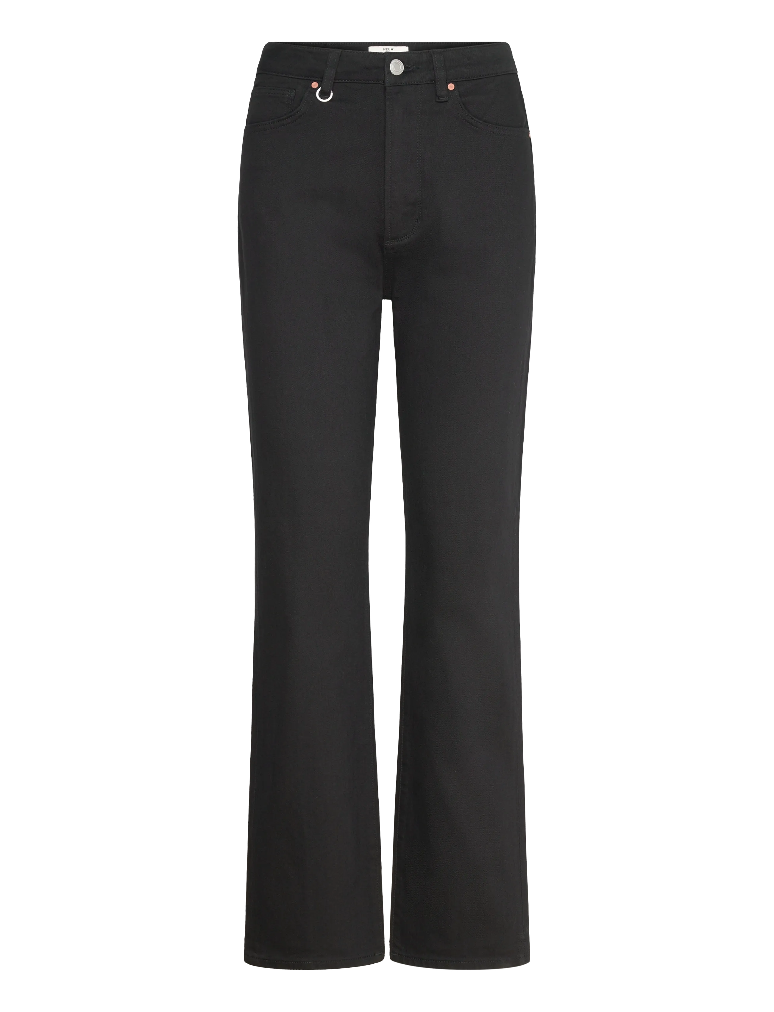 NEUW NICO STRAIGHT STAY BLACK JET BLACK - Straight jeans - BLACK / black