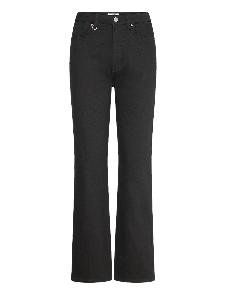 NEUW - NICO STRAIGHT STAY BLACK JET BLACK - sirge säärega teksad - black - 1