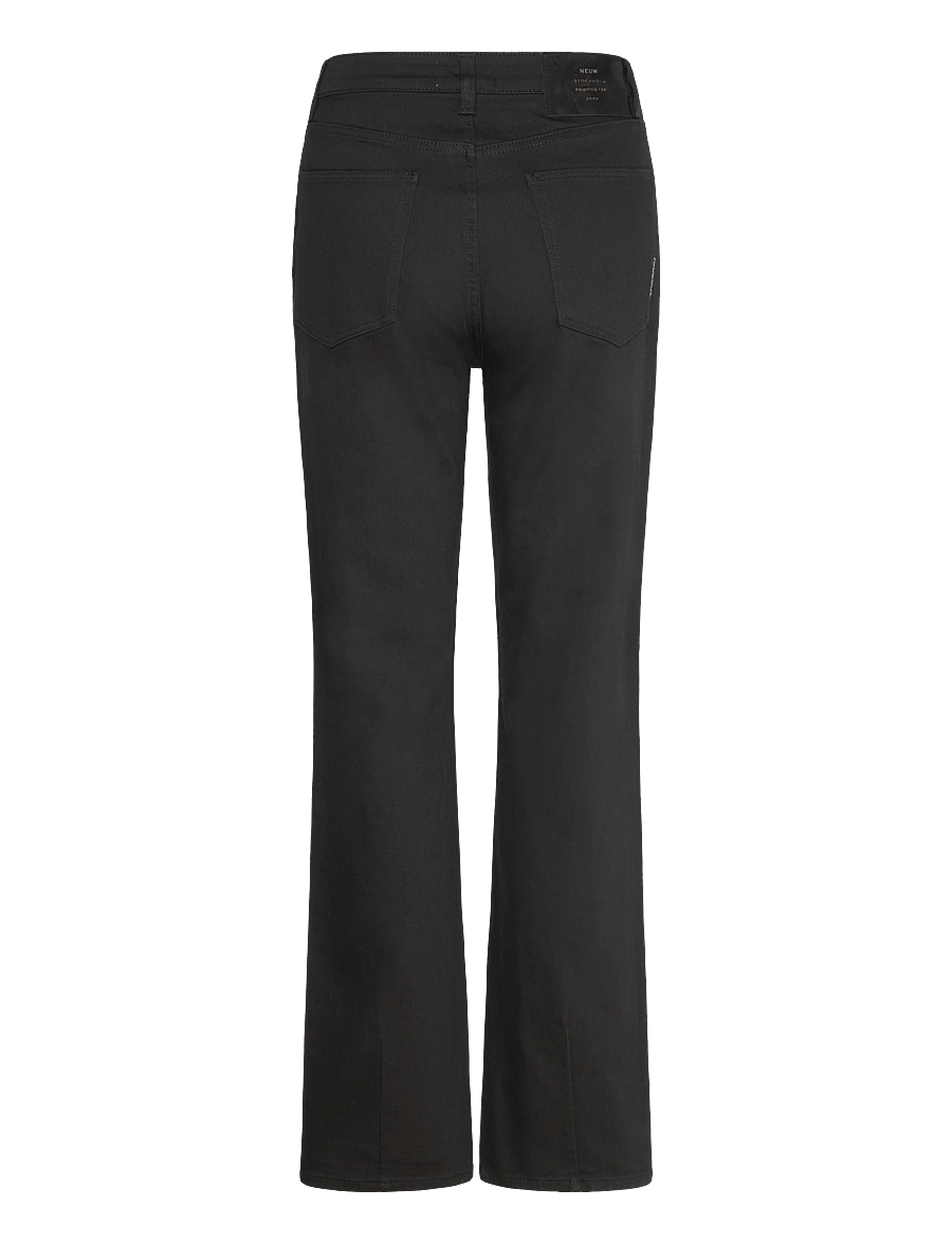 NEUW - NICO STRAIGHT STAY BLACK JET BLACK - sirge säärega teksad - black - 2