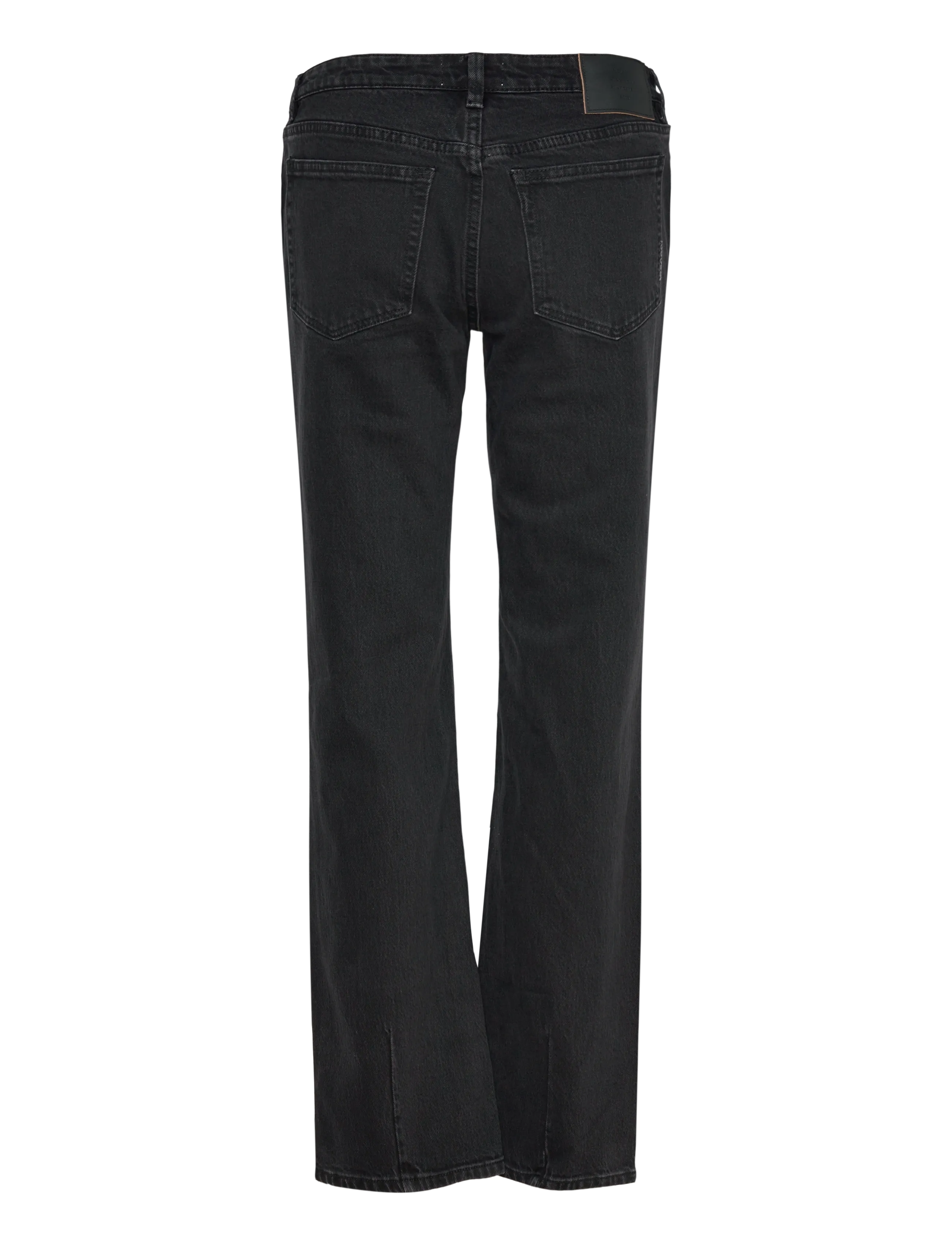 NEUW - MIA STRAIGHT BLACK EARTH WASHED BLACK - straight jeans - black - 1