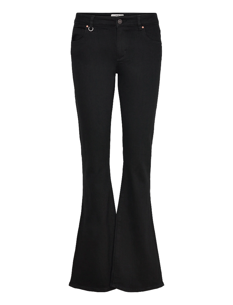 NEUW - DEVON KICK REVIEW ORGANIC BLACK - alt eriti laia säärega teksad - black - 0