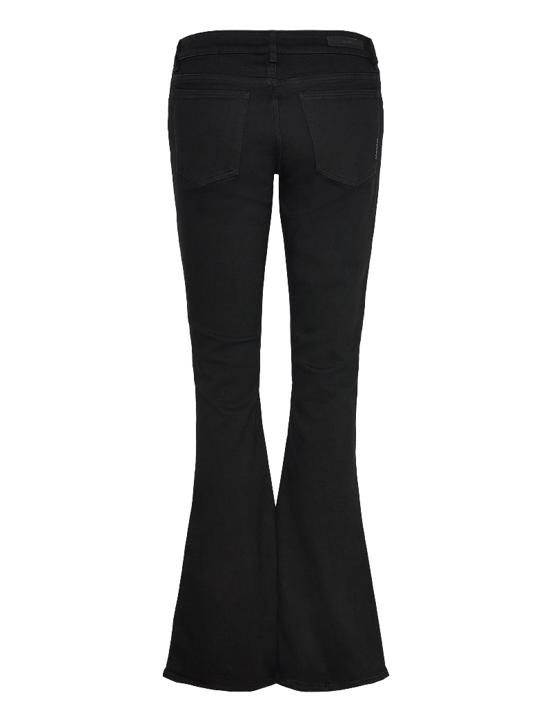 NEUW - DEVON KICK REVIEW ORGANIC BLACK - alt eriti laia säärega teksad - black - 1