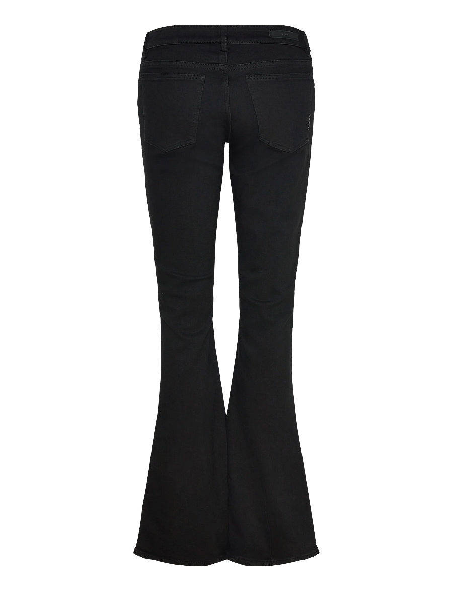 NEUW - DEVON KICK REVIEW ORGANIC BLACK - schlaghosen - black - 1