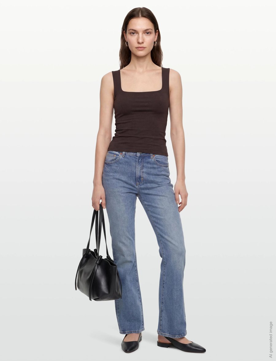 NEUW - DEBBIE BOOTCUT ATMOSPHERE MID VINTAGE INDIGO - schlaghosen - blue - 0