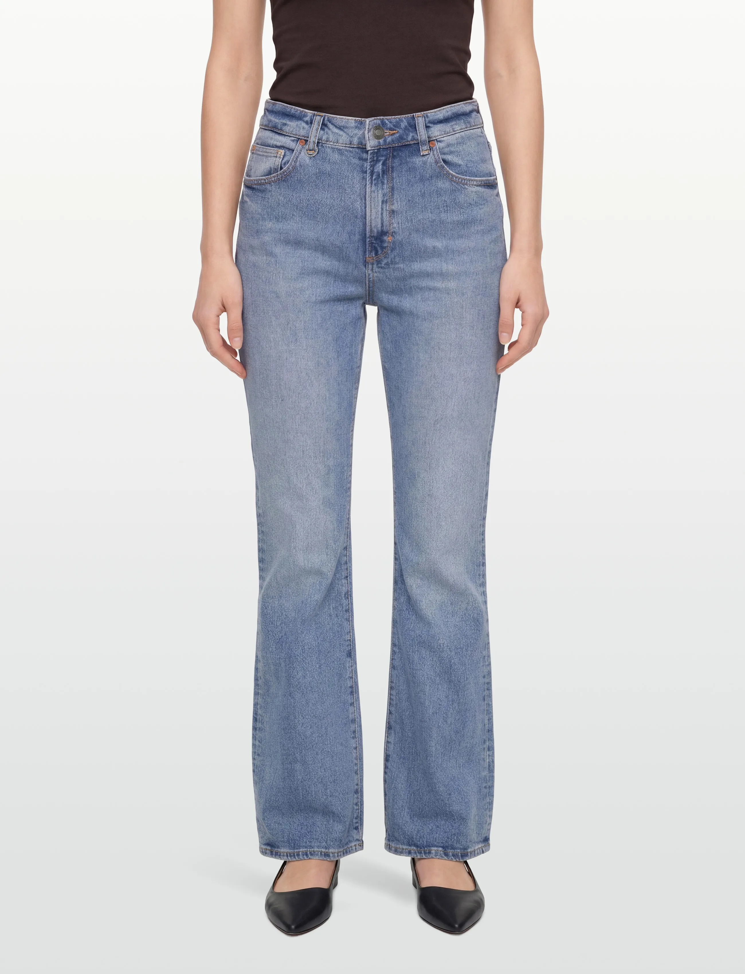 NEUW - DEBBIE BOOTCUT ATMOSPHERE MID VINTAGE INDIGO - flared jeans - blue - 3