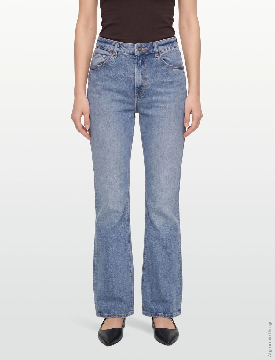 NEUW - DEBBIE BOOTCUT ATMOSPHERE MID VINTAGE INDIGO - schlaghosen - blue - 3