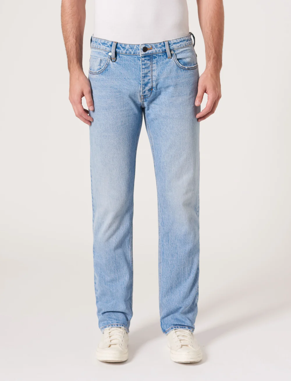 NEUW - LOU STRAIGHT ROMAN - tavalised teksad - blue - 0