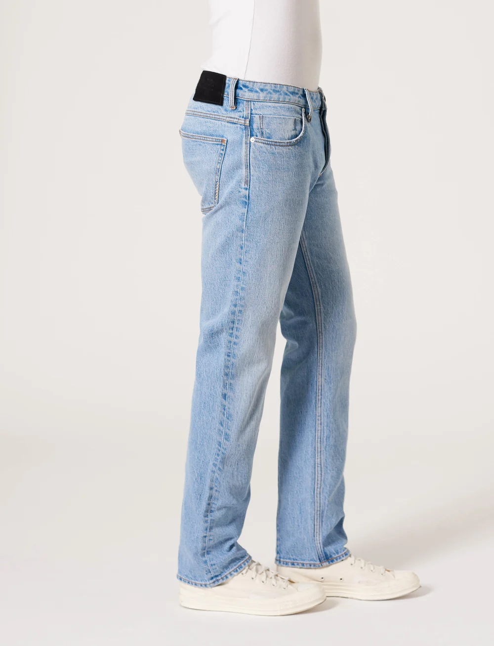 NEUW - LOU STRAIGHT ROMAN - tavalised teksad - blue - 4