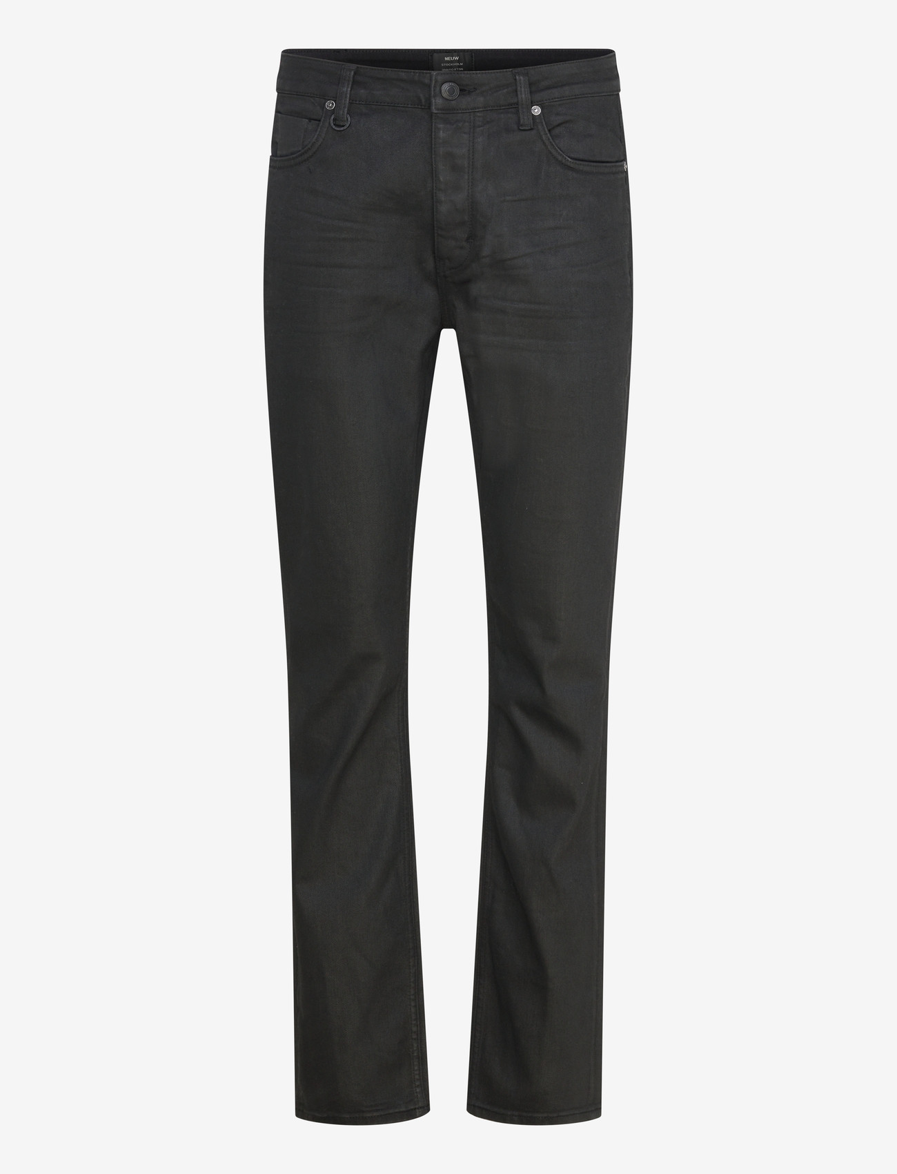 NEUW - RAY STRAIGHT NERO COATED BLACK - regular jeans - black - 0