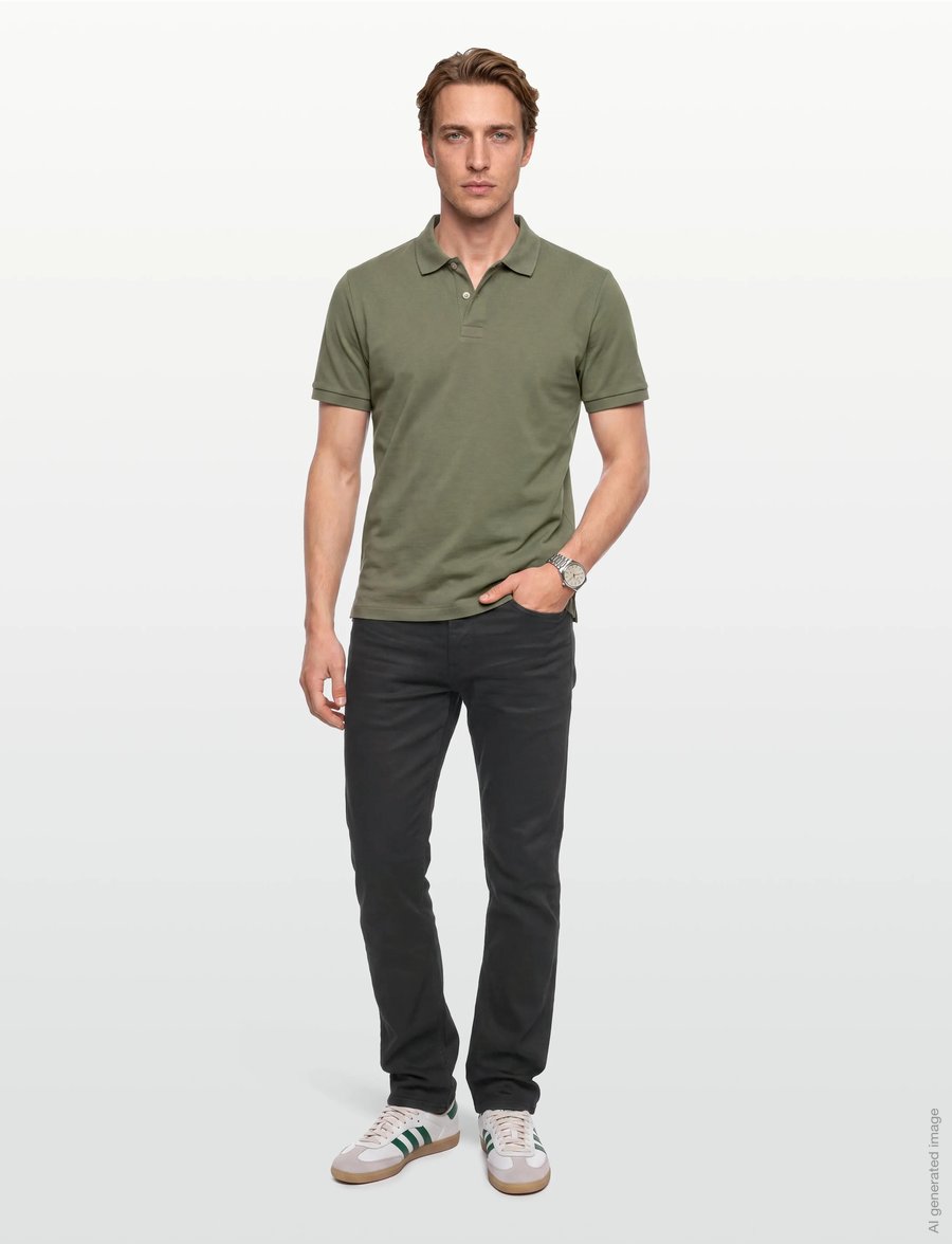 NEUW - RAY STRAIGHT NERO COATED BLACK - normale jeans - black - 0