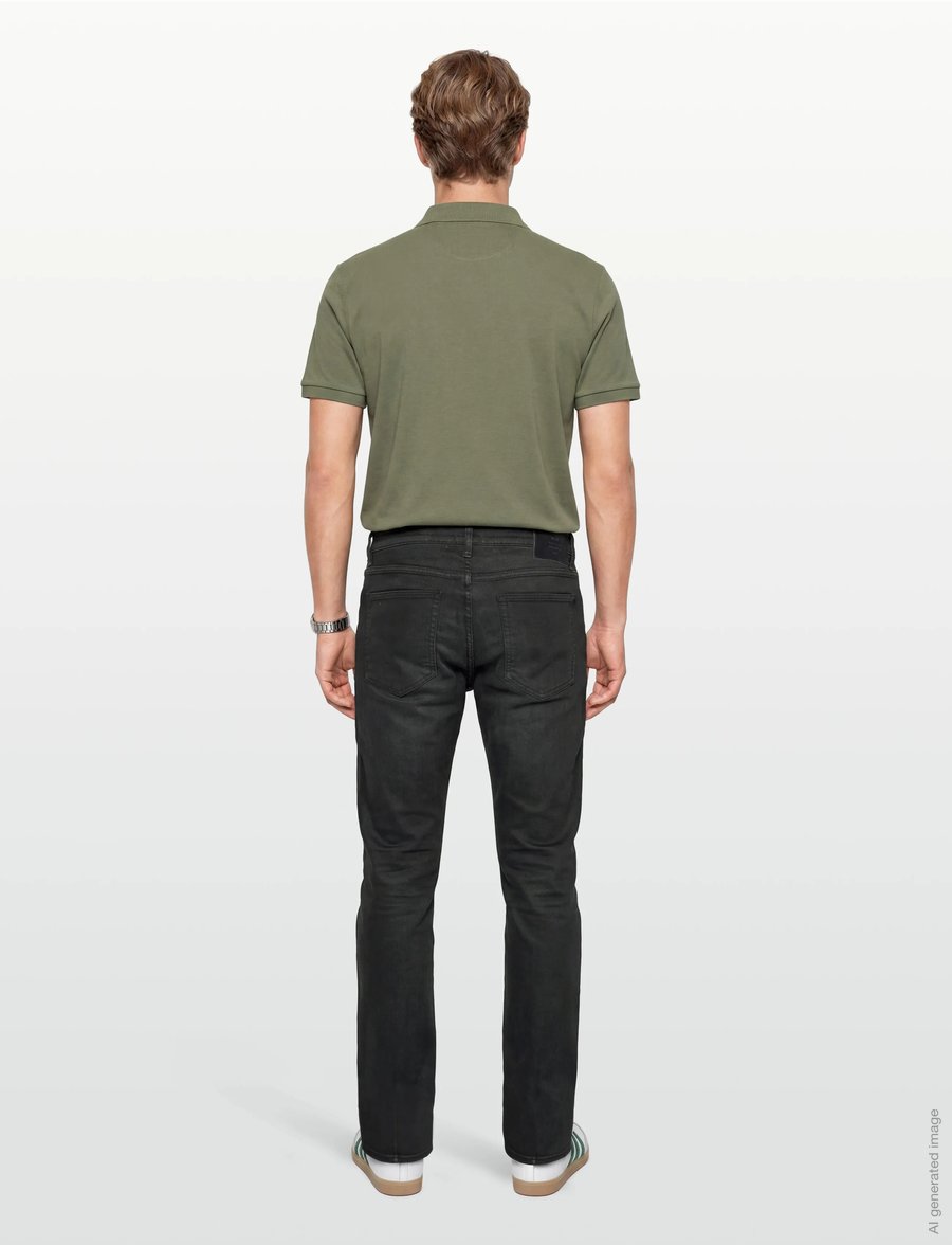 NEUW - RAY STRAIGHT NERO COATED BLACK - normale jeans - black - 4