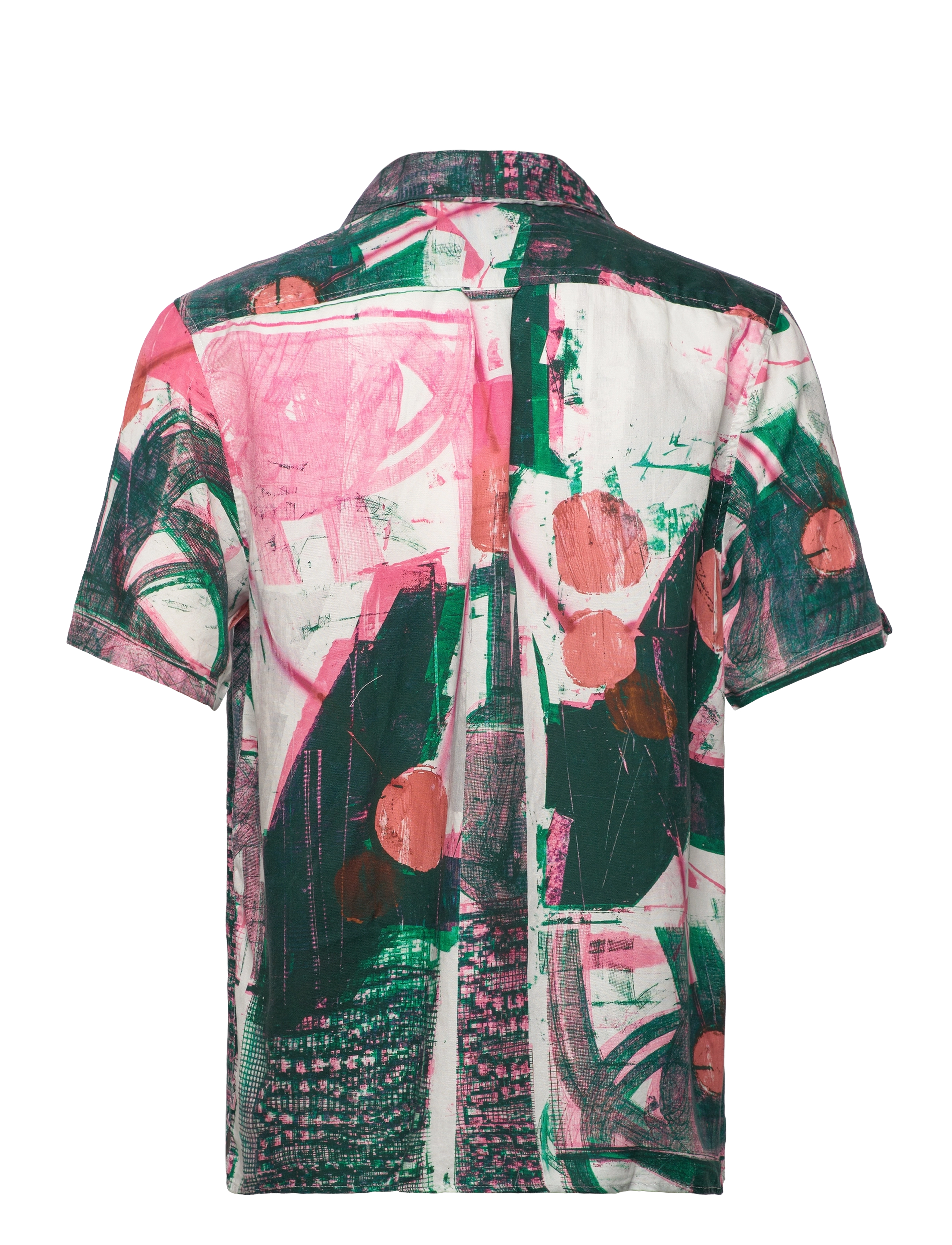 NEUW - YU ART SHIRT 1 ASH/PINK - linneskjortor - multi - 2