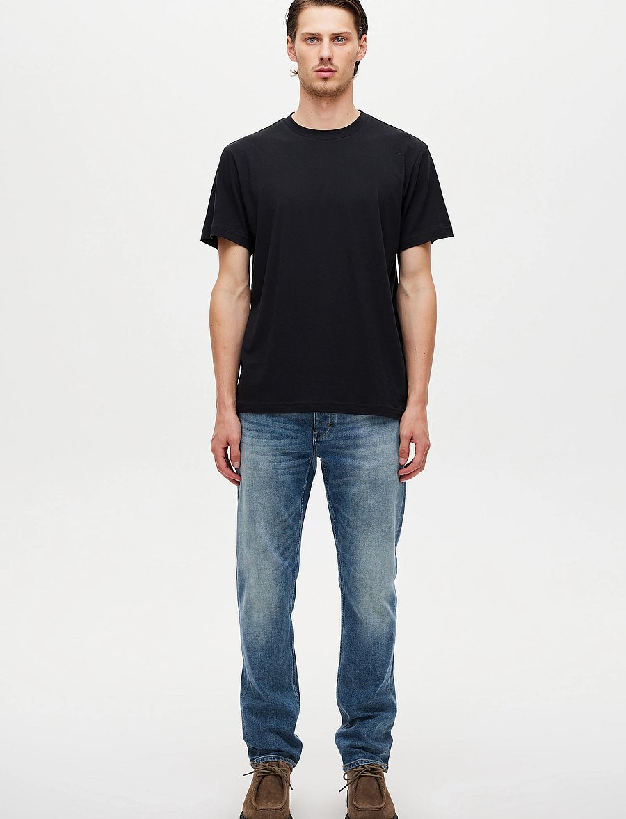 NEUW - LOU STRAIGHT NOWHERE MID VINTAGE INDIGO - regular jeans - blue - 0