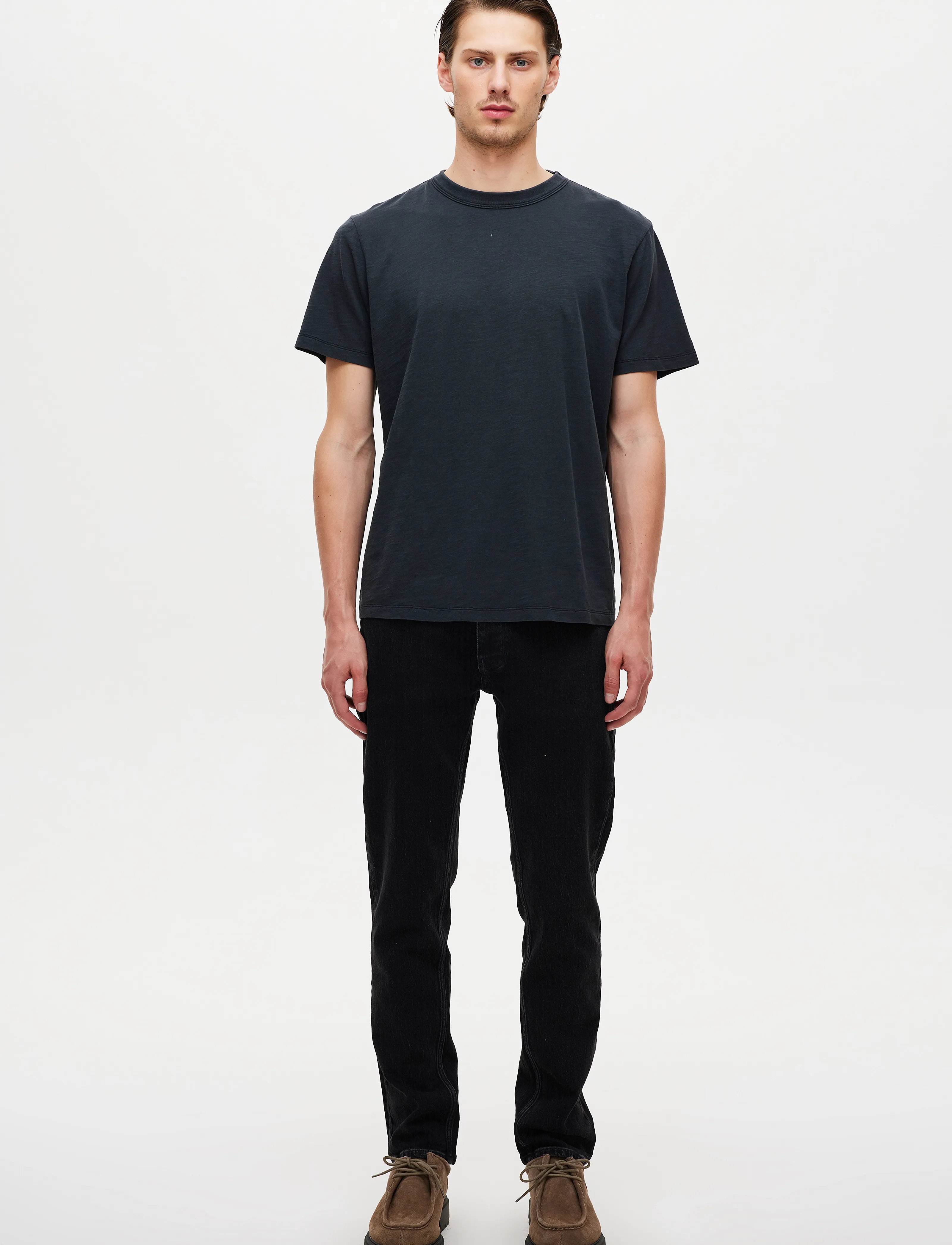 NEUW - LOU STRAIGHT DUNE FADED BLACK - regular jeans - black - 0