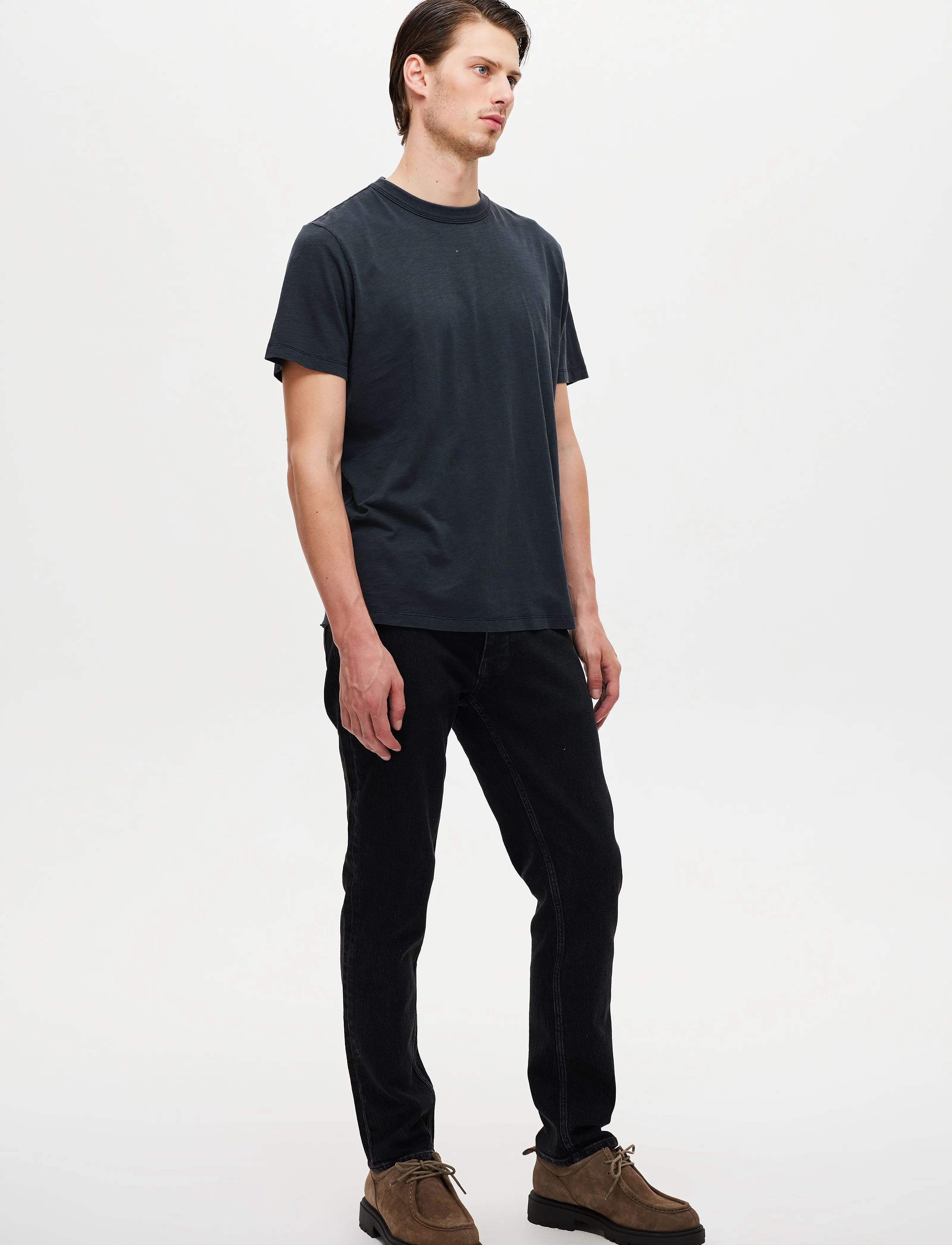 NEUW - LOU STRAIGHT DUNE FADED BLACK - regular jeans - black - 3