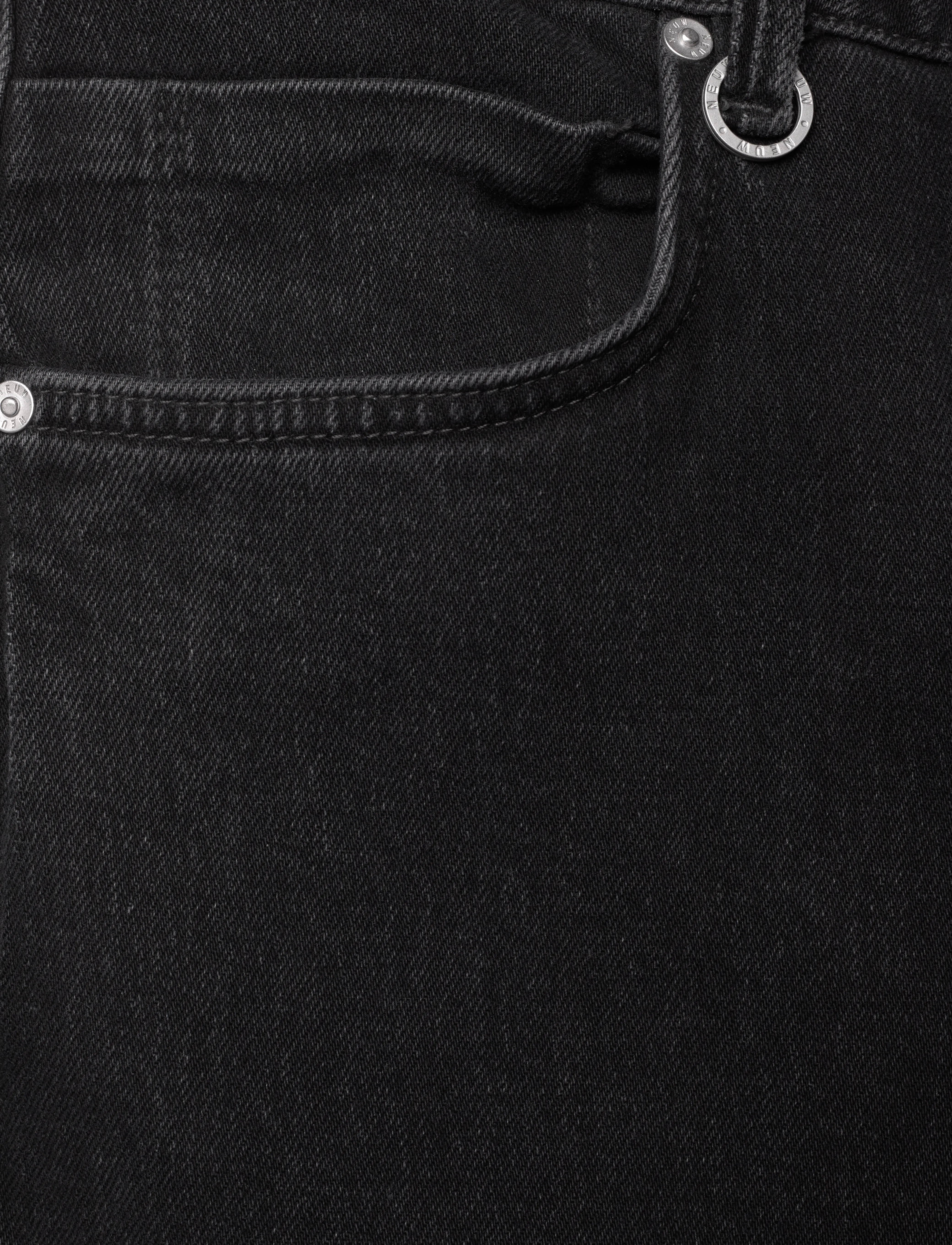 NEUW - LOU STRAIGHT DUNE FADED BLACK - regular jeans - black - 5