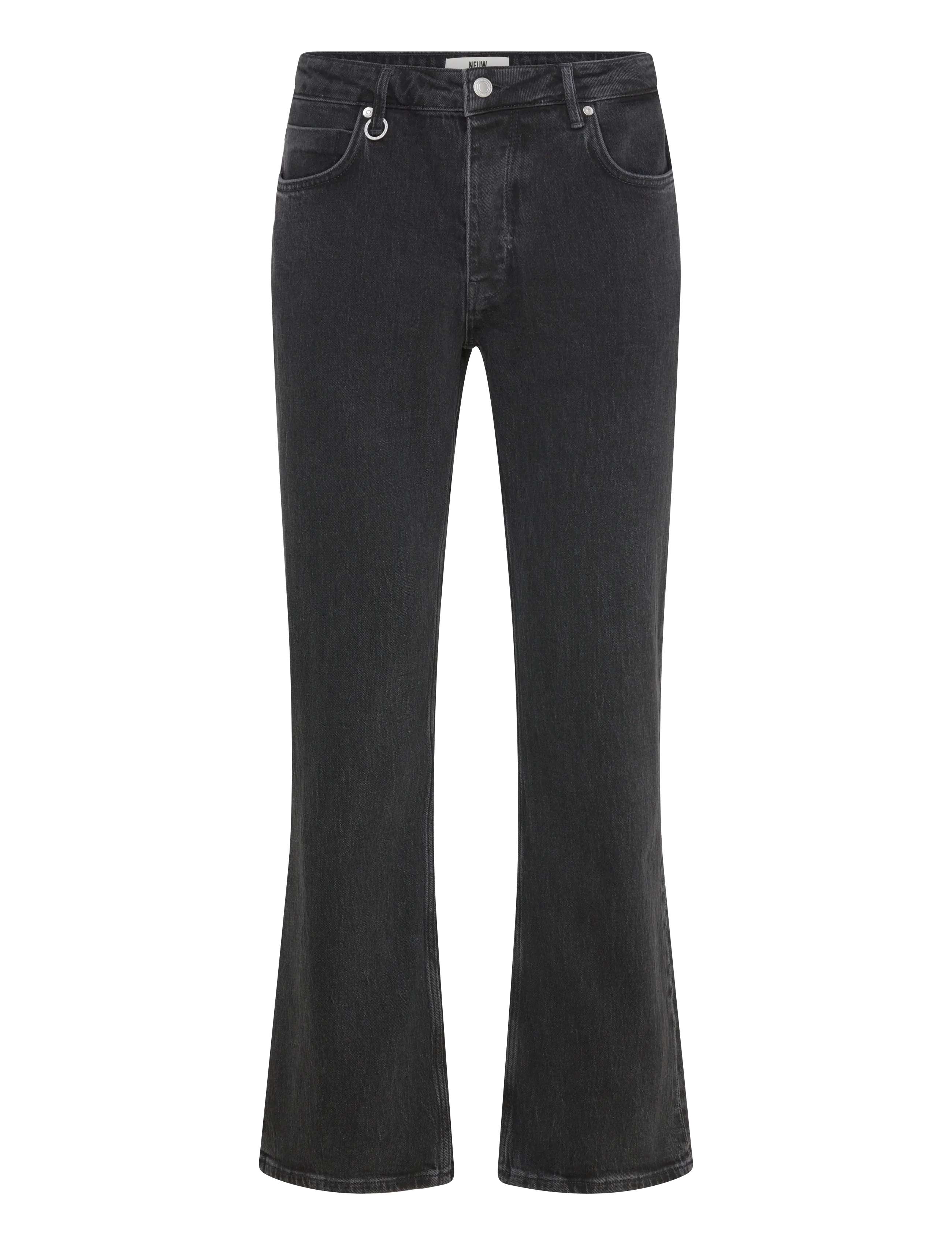 NEUW JULIAN WIDE VENETIAN OVERDYED BLACK - Denimklær - BLACK / black