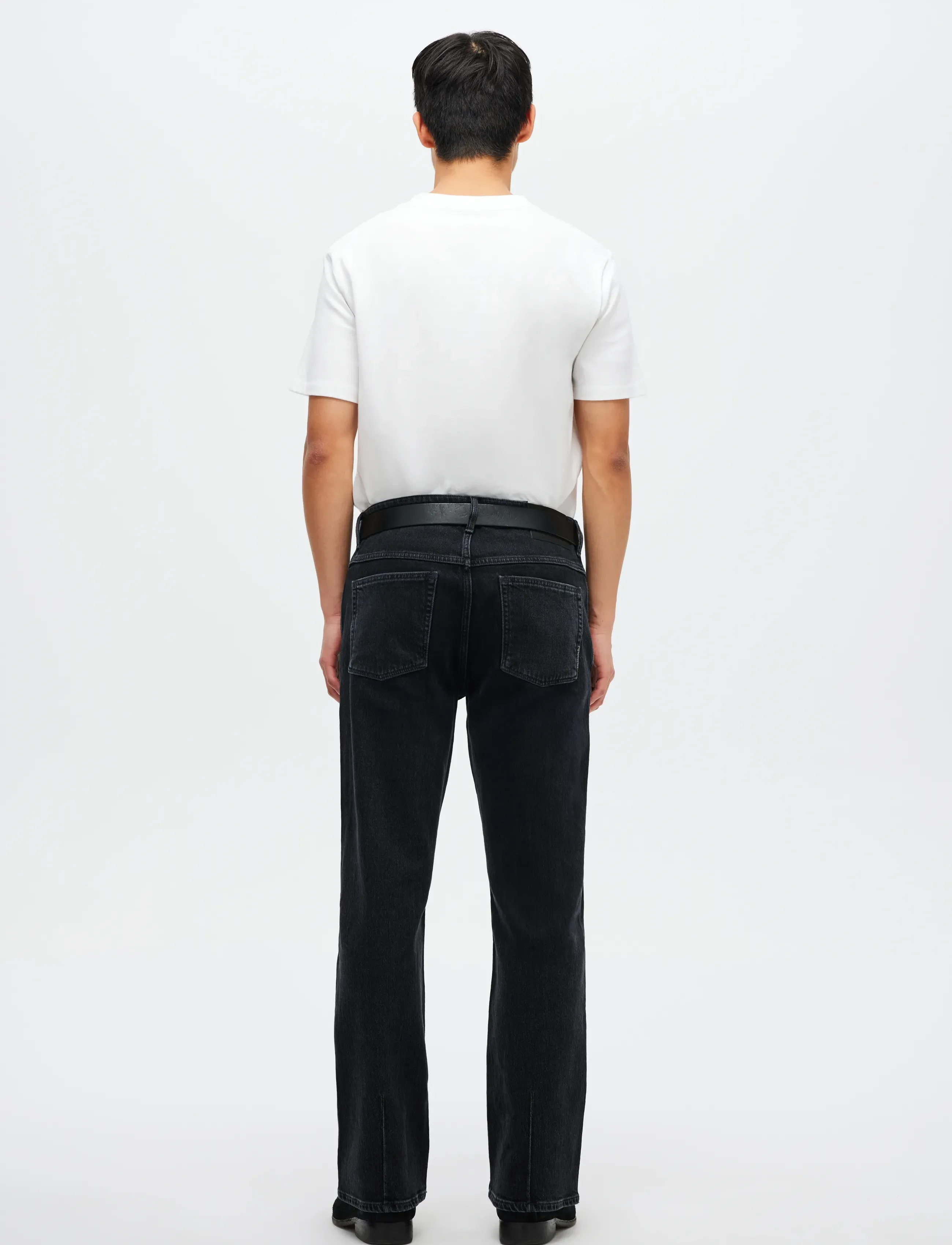 NEUW - JULIAN WIDE VENETIAN OVERDYED BLACK - loose jeans - black - 4