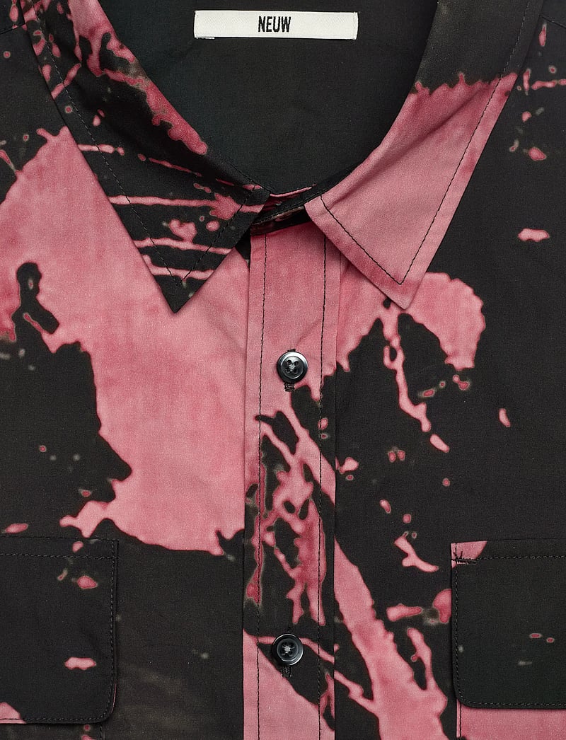 NEUW - REGULAR FIT REVERSE DYE SHIRTREVERSE BLACK - mønstrede skjorter - black - 5