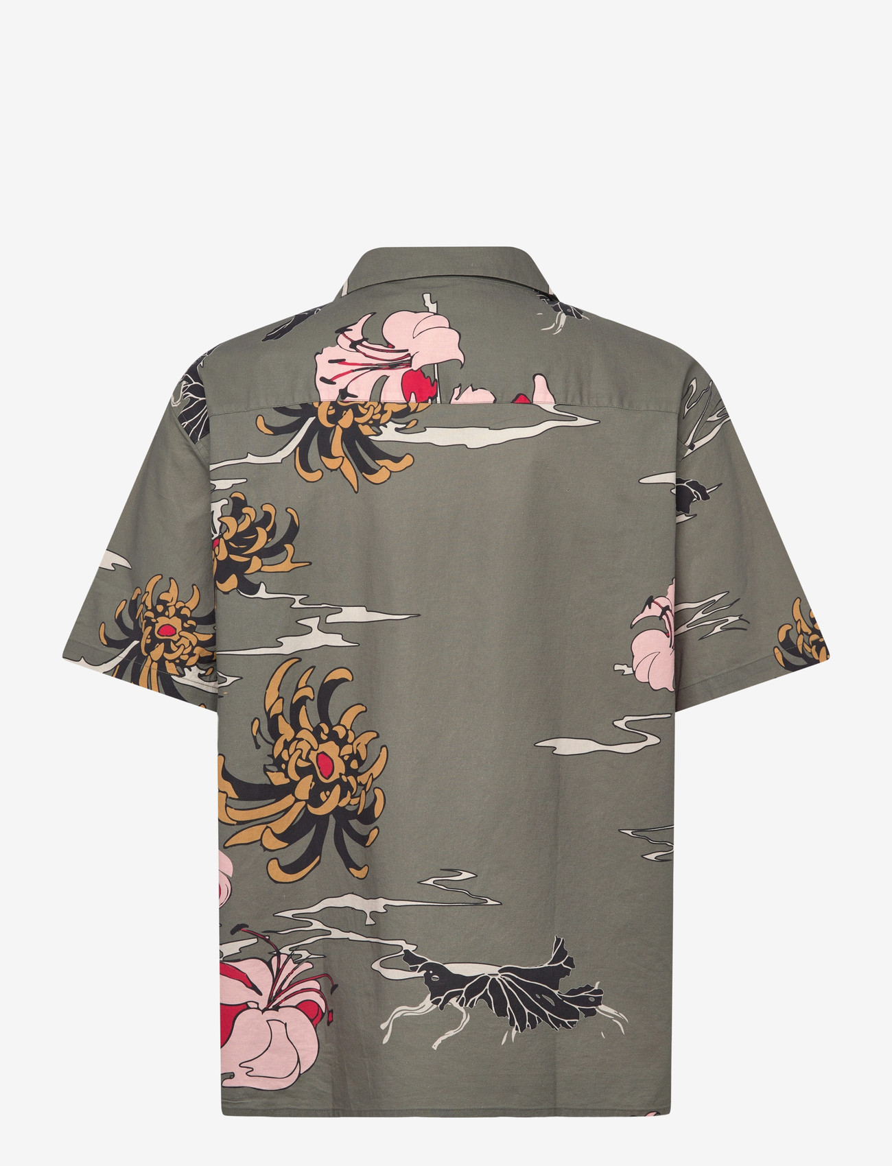 NEUW - SATIVA PRINT SS SHIRT MILITARY - hemden mit muster - green - 1