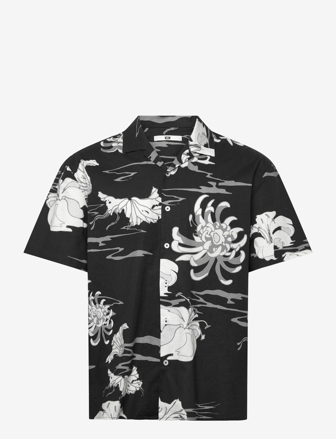 NEUW - SATIVA PRINT SS SHIRT MILITARY - mønstrede skjorter - multi - 1