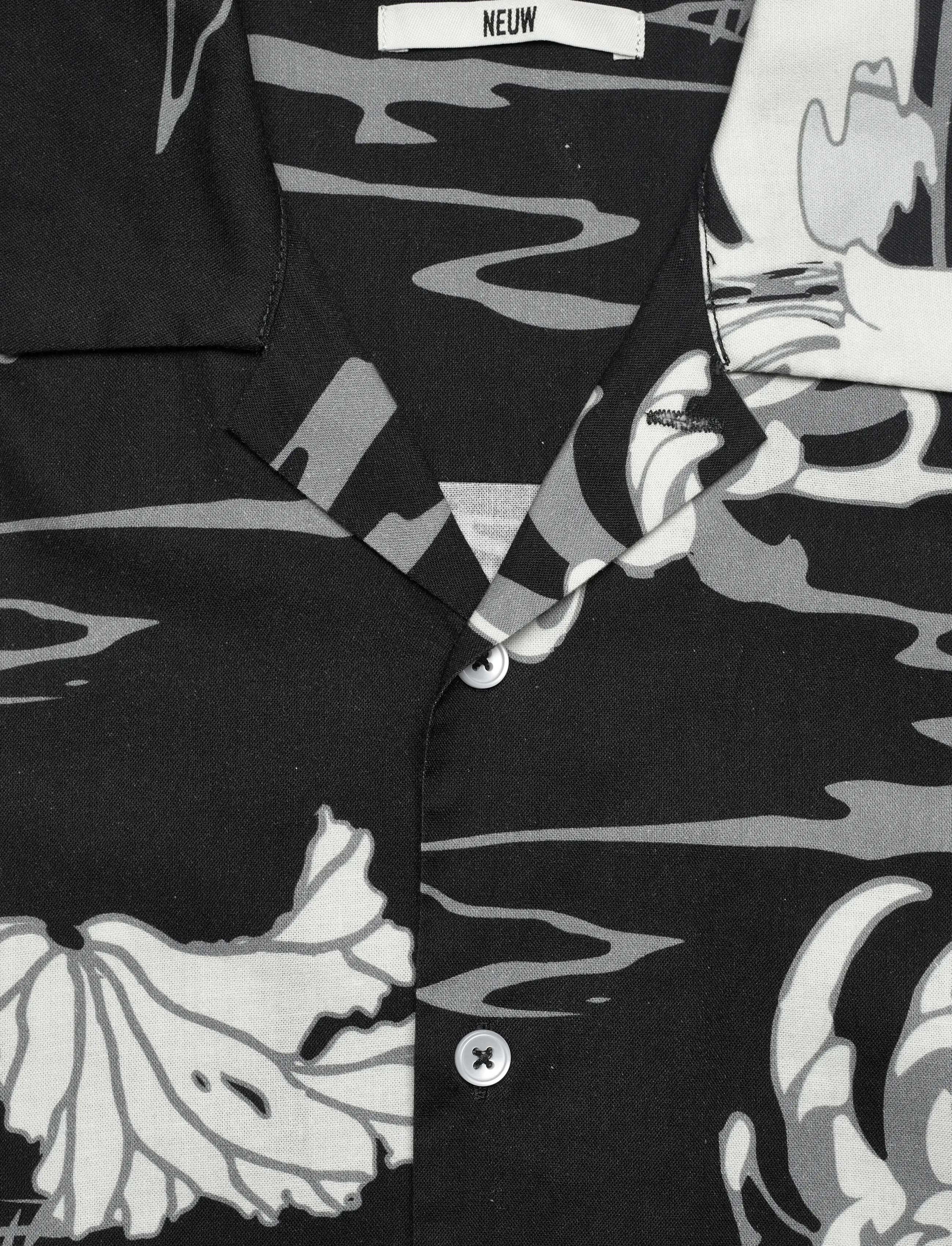 NEUW - SATIVA PRINT SS SHIRT MILITARY - pattern shirts - multi - 5