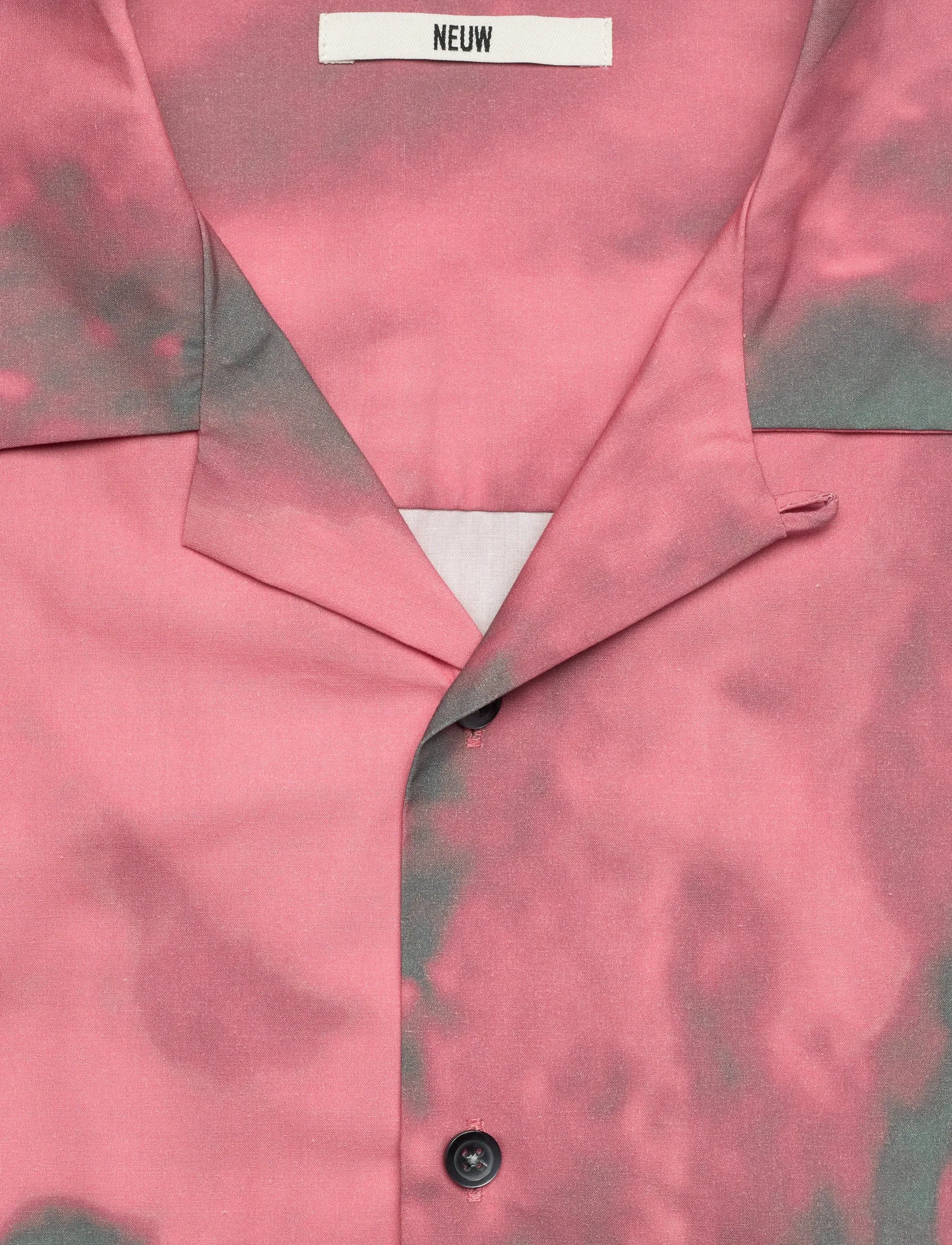 NEUW - BLEACH PRINT SS SHIRT QUARTZ - kortærmede skjorter - multi - 5