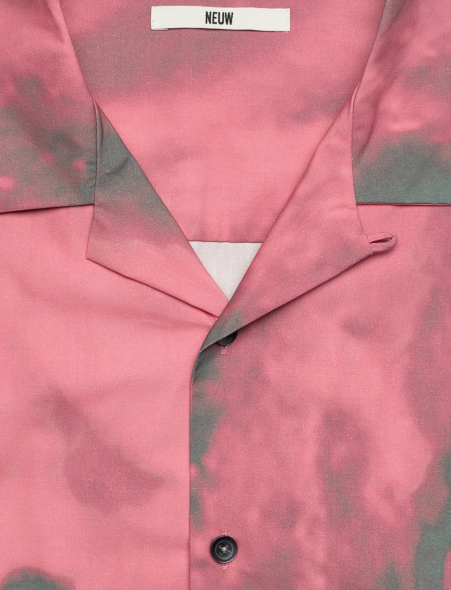 NEUW - BLEACH PRINT SS SHIRT QUARTZ - mønstrede skjorter - multi - 5