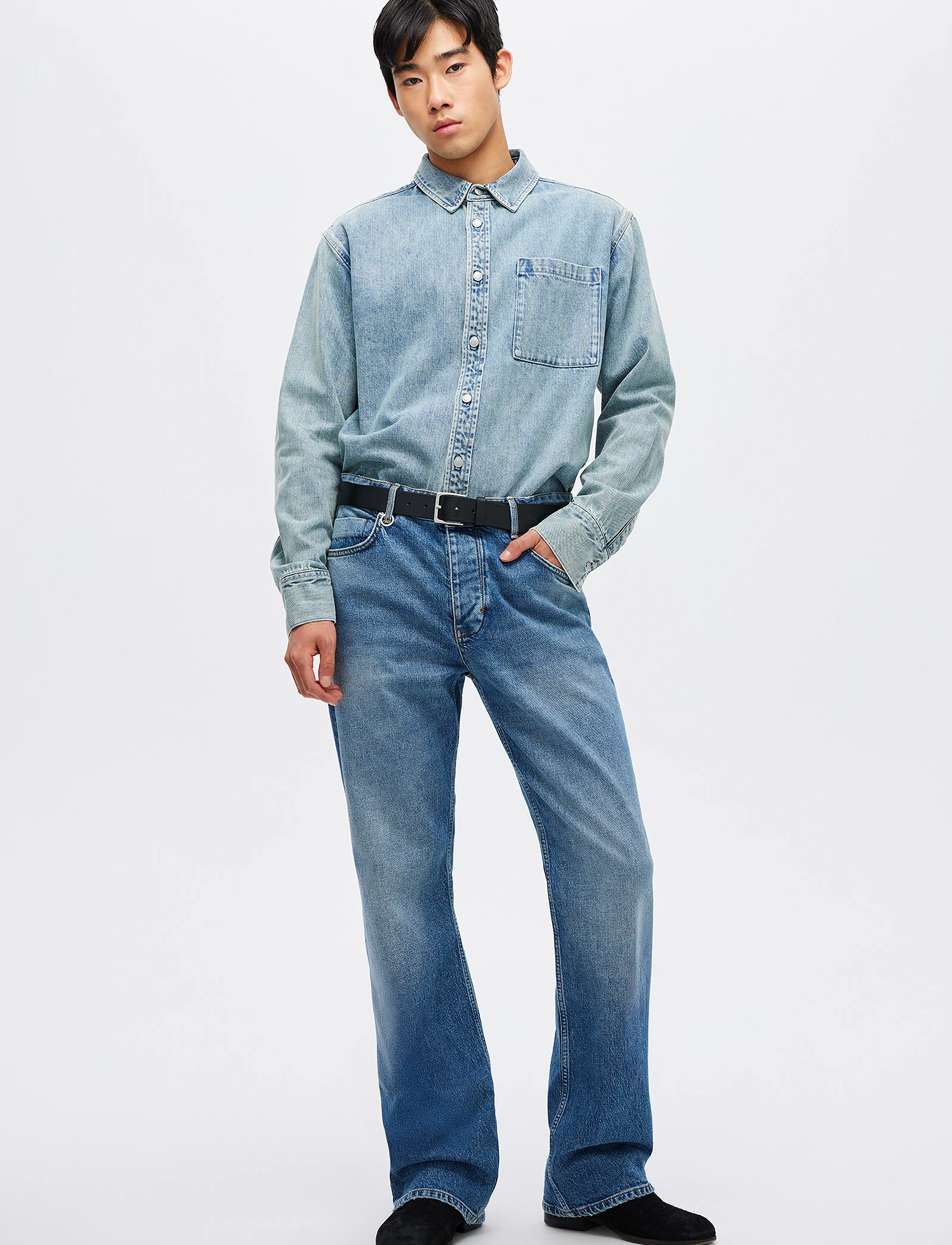 NEUW Julian Wide Seville Mid Indigo, 32 x 34, Jeans, Blau - Regular, Männerswear