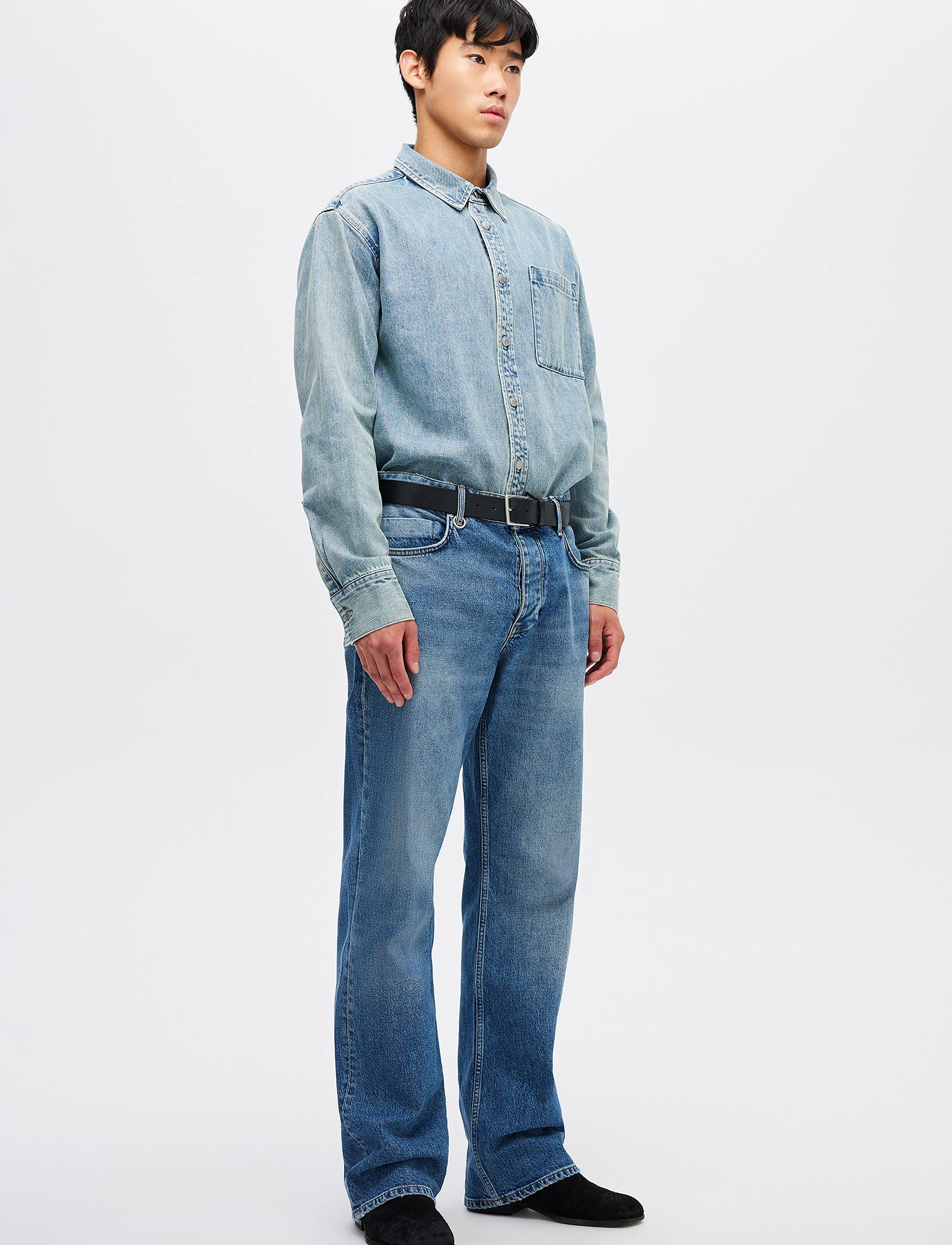 NEUW - JULIAN WIDE SEVILLE MID INDIGO - regular jeans - blue - 3
