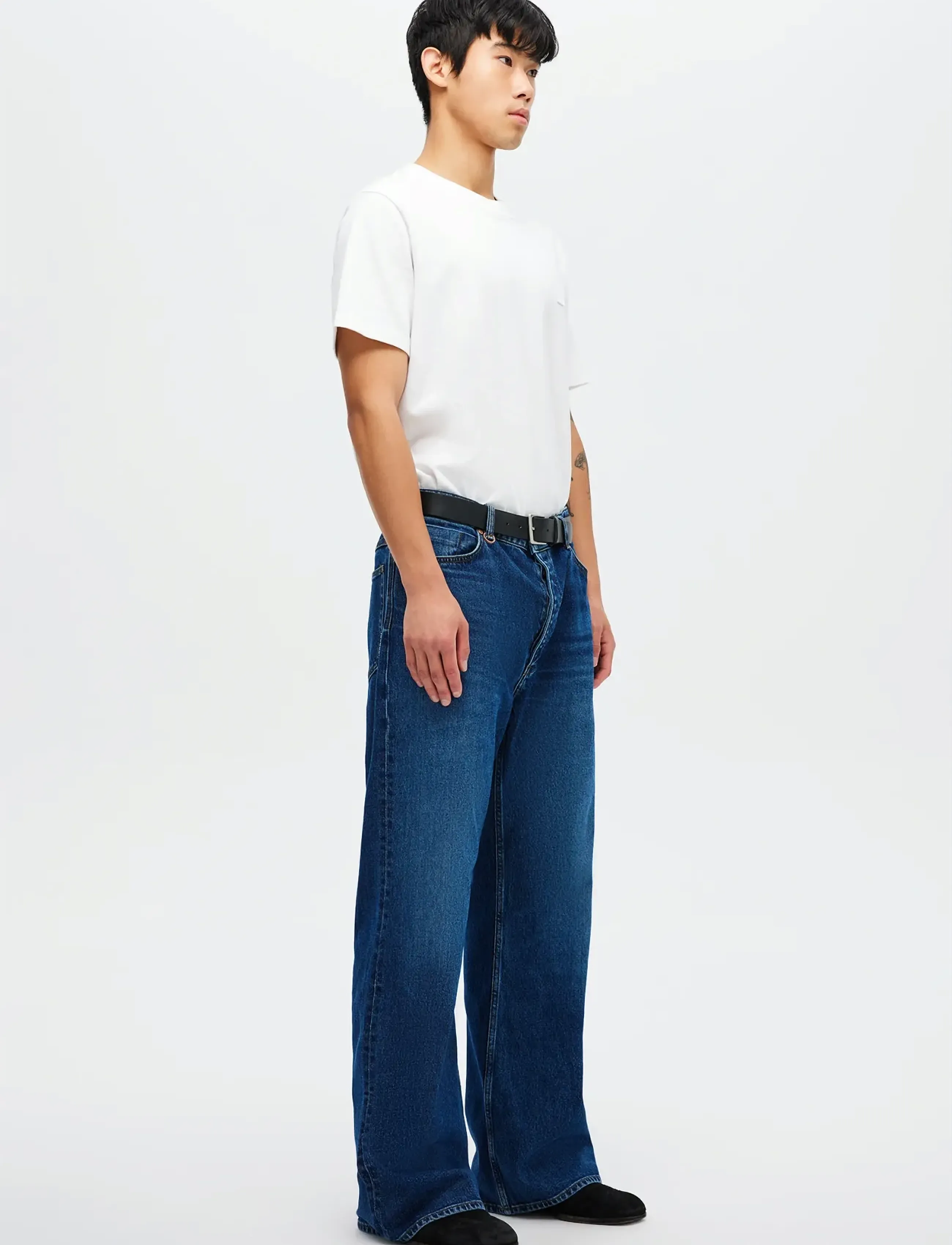 NEUW - KURT BAGGY TRINITY - trousers & jeans - organic dark blue - 4
