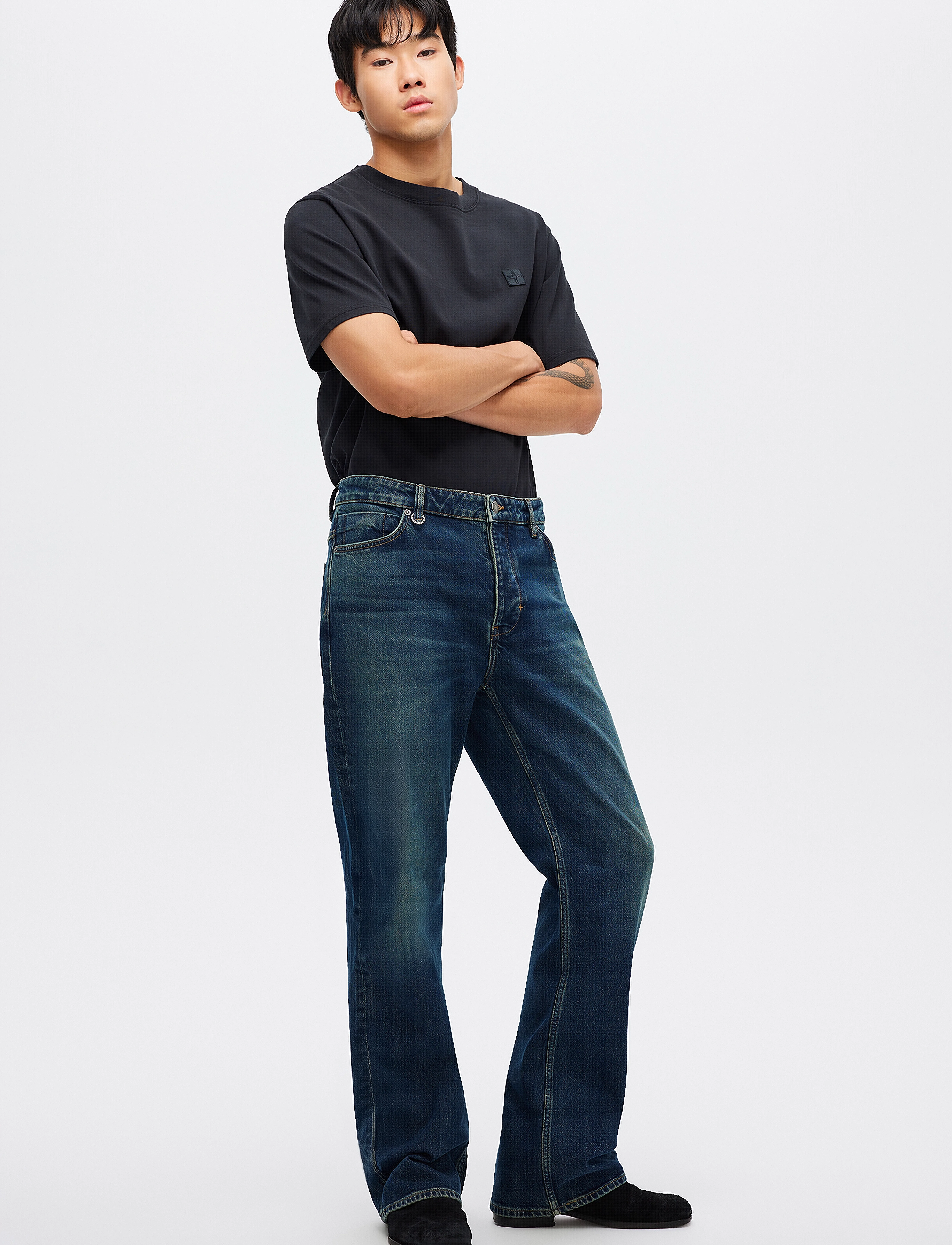 NEUW - JULIAN FLARE MEMPHIS DARK VINTAGE INDIGO - regular jeans - blue - 3