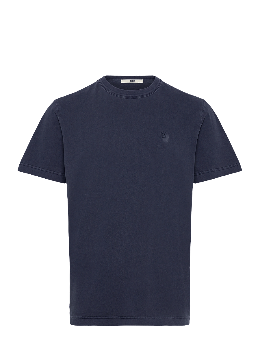 NEUW - CAVE TEE SLATE - kurzärmelige t-shirts - blue - 0