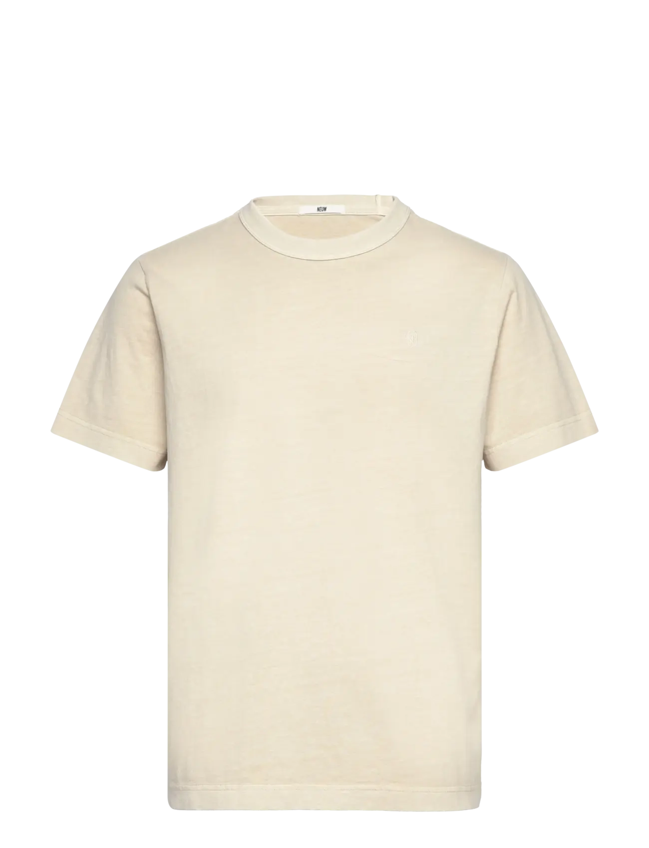 NEUW CAVE TEE SLATE - T-shirts - WHITE / beige
