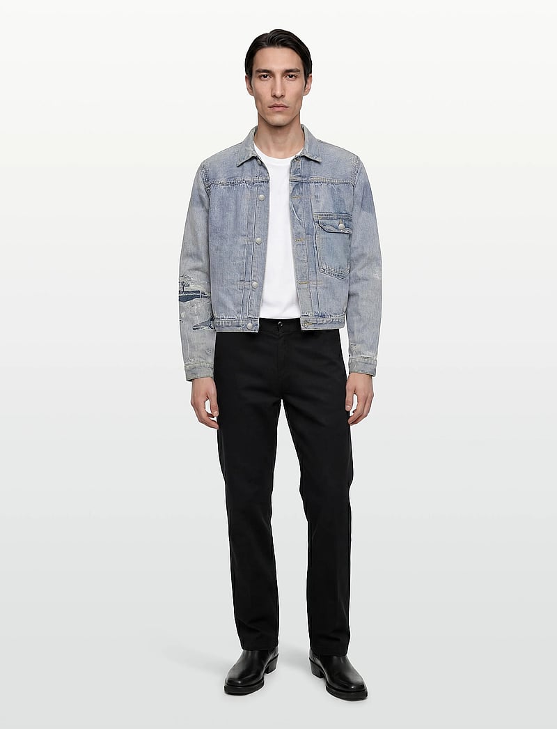 NEUW - TYPE ONE JACKET DIGITAL INDIGO LIGHT VINTAGE INDIG - vuorittomat farkkutakit - blue - 0