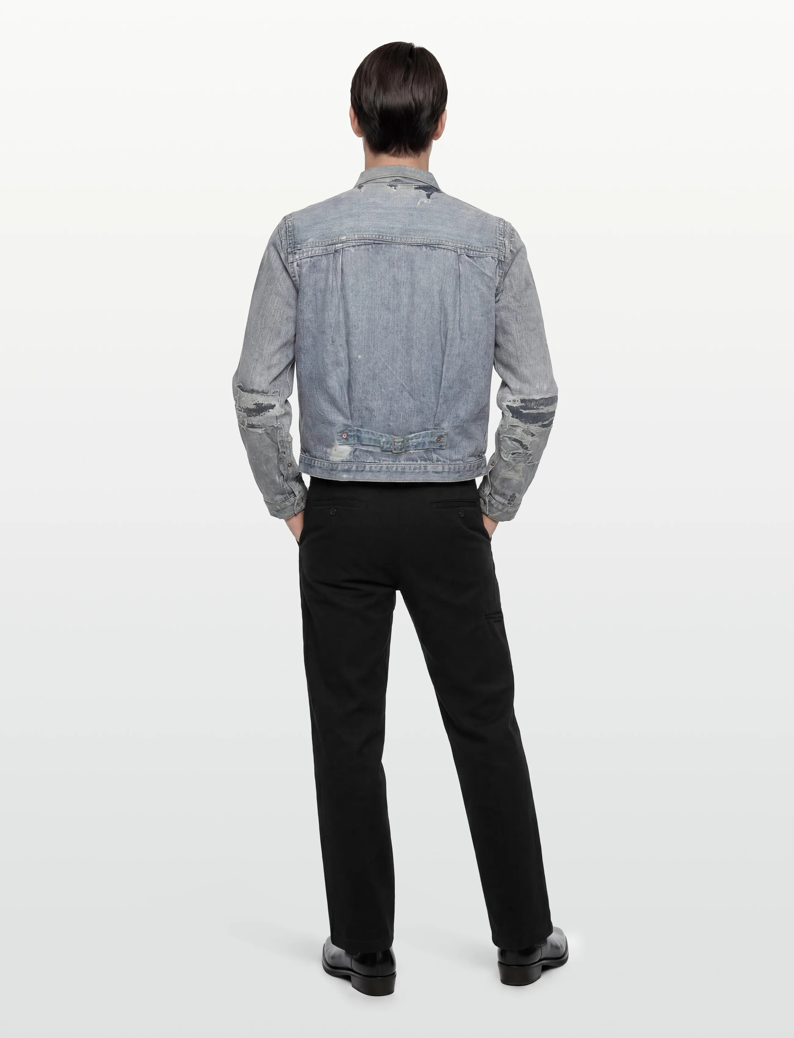 NEUW - TYPE ONE JACKET DIGITAL INDIGO LIGHT VINTAGE INDIG - pavasarinės striukės - blue - 4