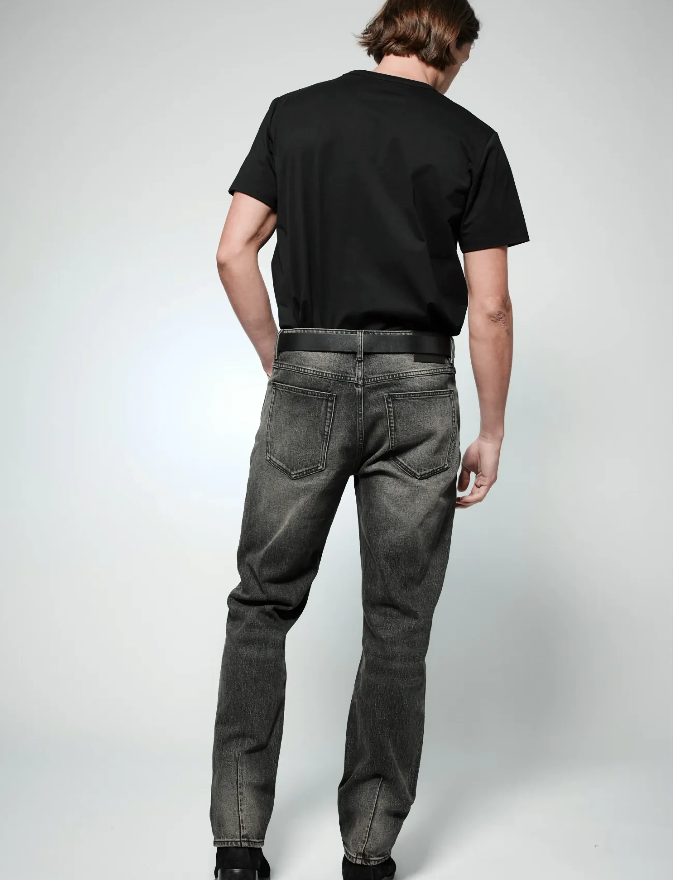 NEUW - RAY STRAIGHT NIGHTINGALE FADED BLACK - regular jeans - black - 3