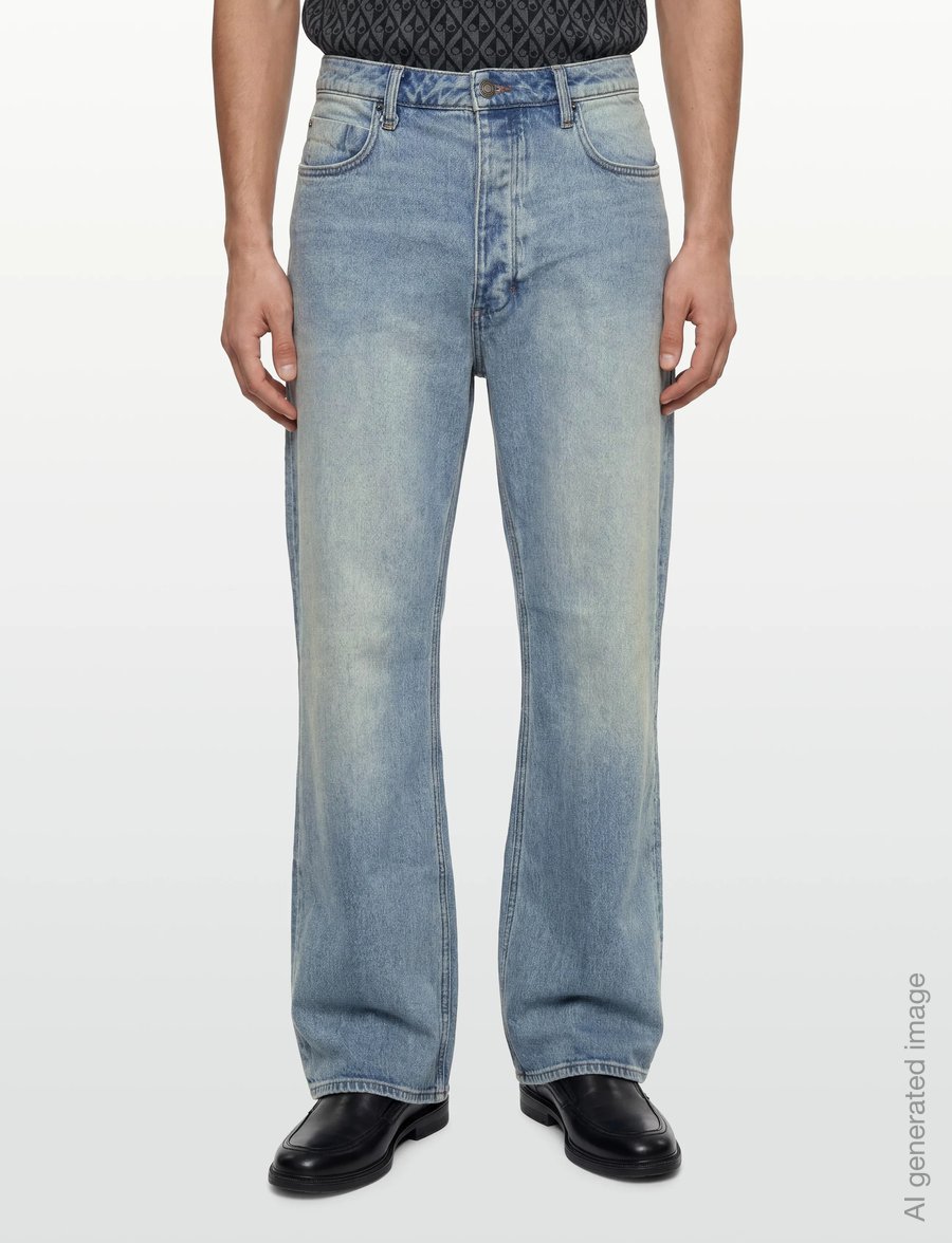 NEUW - KURT BAGGY CRUZ LIGHT INDIGO - alt laienevad teksad - blue - 3
