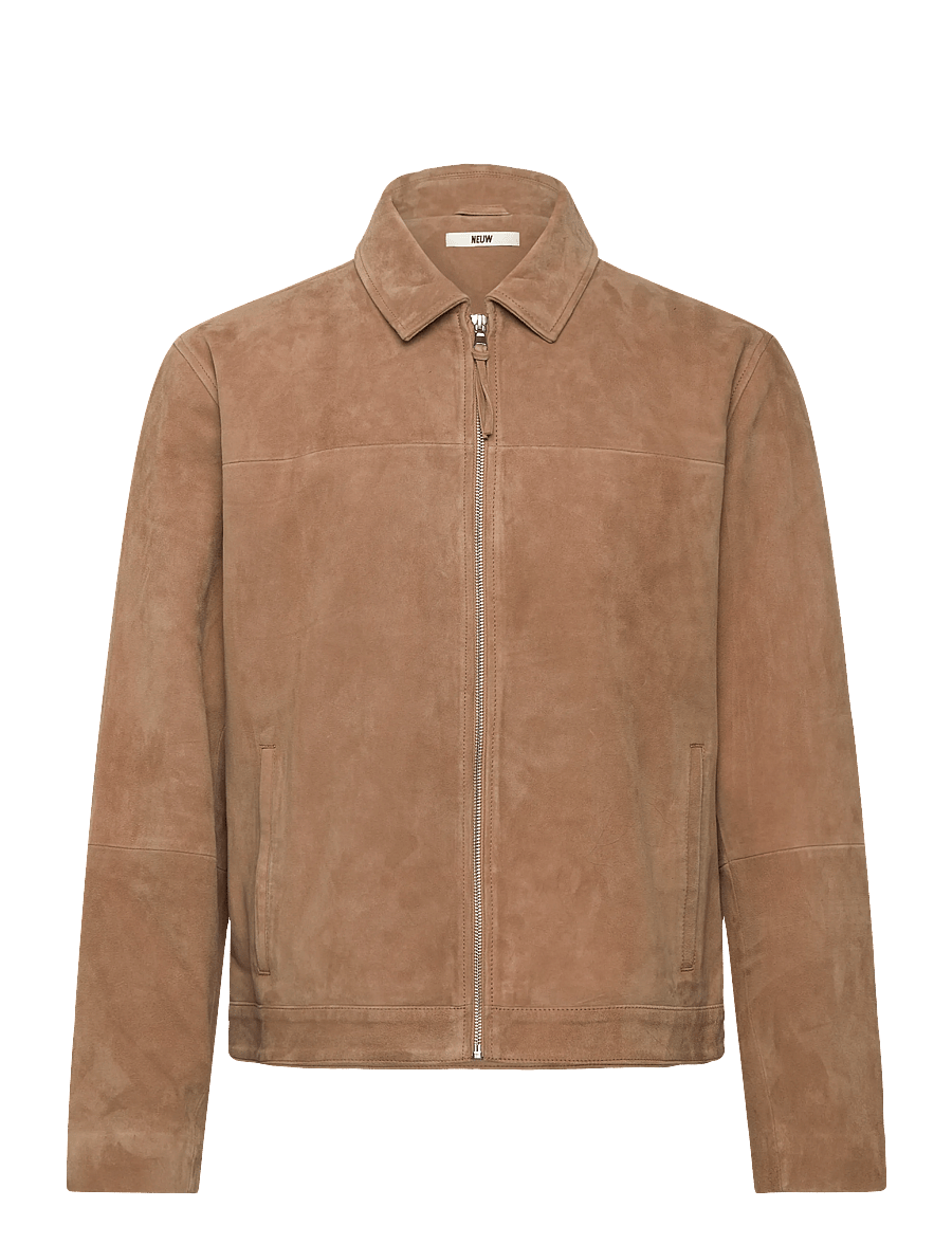 NEUW - SUEDE RIDER JACKETWHISKEY - herbstjacken - brown - 1