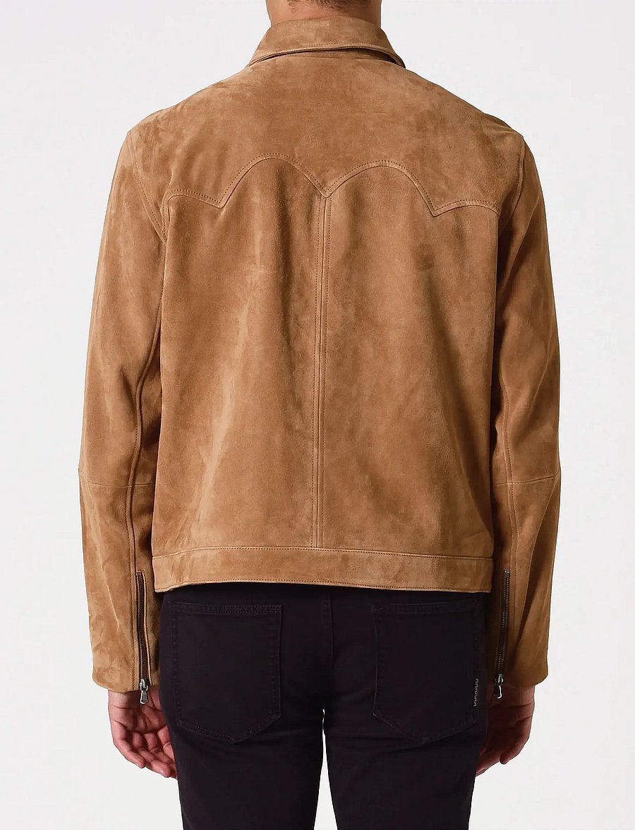 NEUW - SUEDE RIDER JACKETWHISKEY - herbstjacken - brown - 4