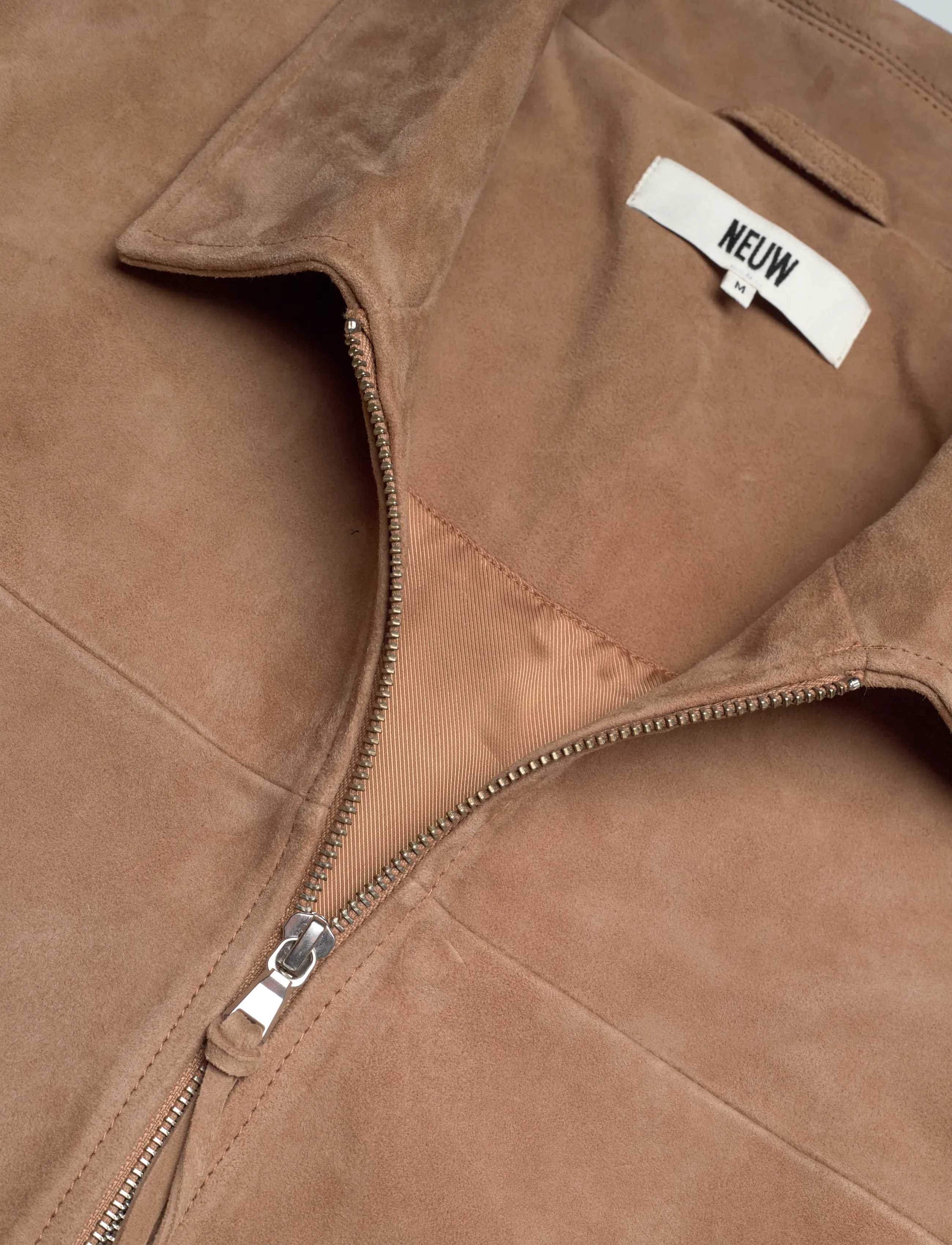 NEUW - SUEDE RIDER JACKETWHISKEY - jackets - brown - 5