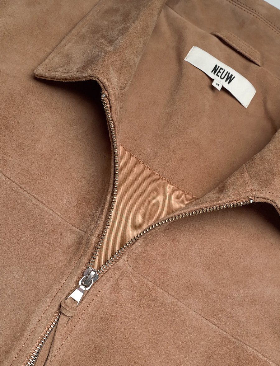 NEUW - SUEDE RIDER JACKETWHISKEY - herbstjacken - brown - 5