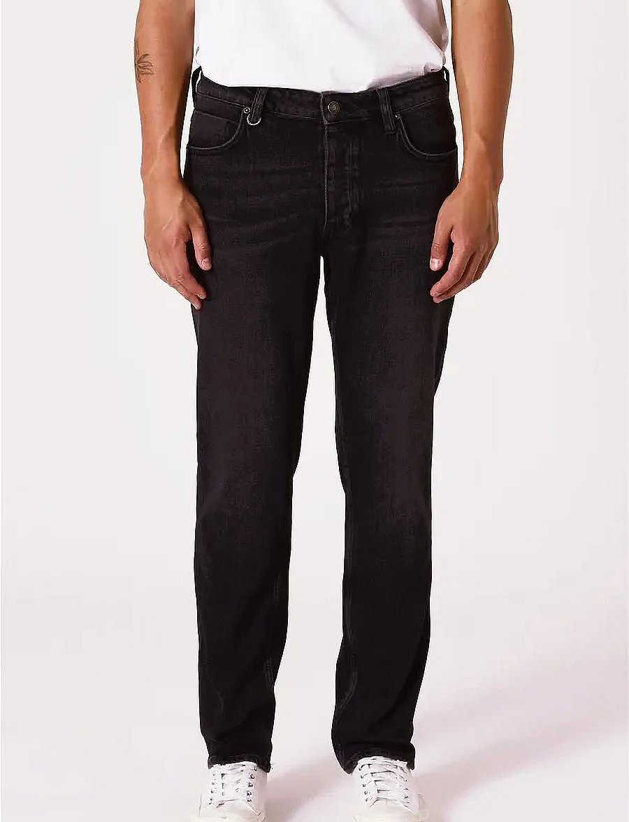 NEUW - RAY STRAIGHT BRAVO WASHED BLACK - regular jeans - black - 0