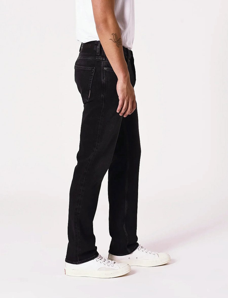 NEUW - RAY STRAIGHT BRAVO WASHED BLACK - regular jeans - black - 4