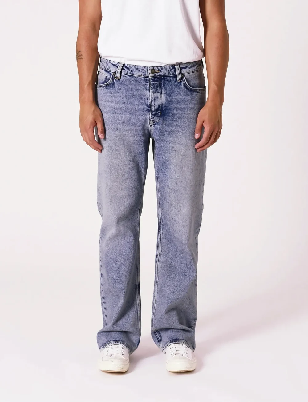 NEUW - JULIAN FLARE VILLADARK VINTAGE INDIGO - tavalised teksad - blue - 0