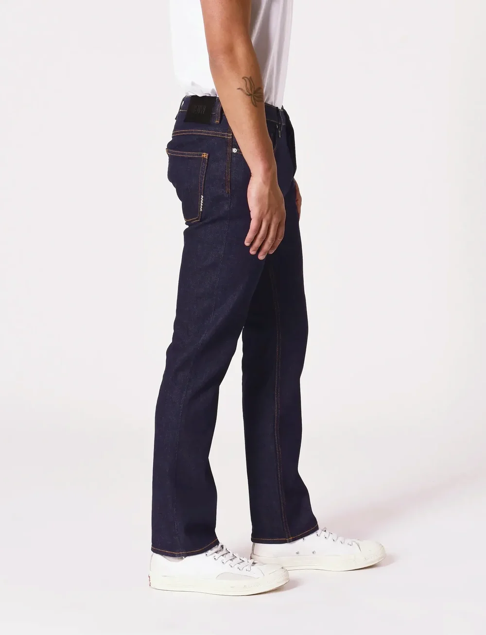 NEUW - LOU STRAIGHT CRUDOINDIGO - tavalised teksad - blue - 3